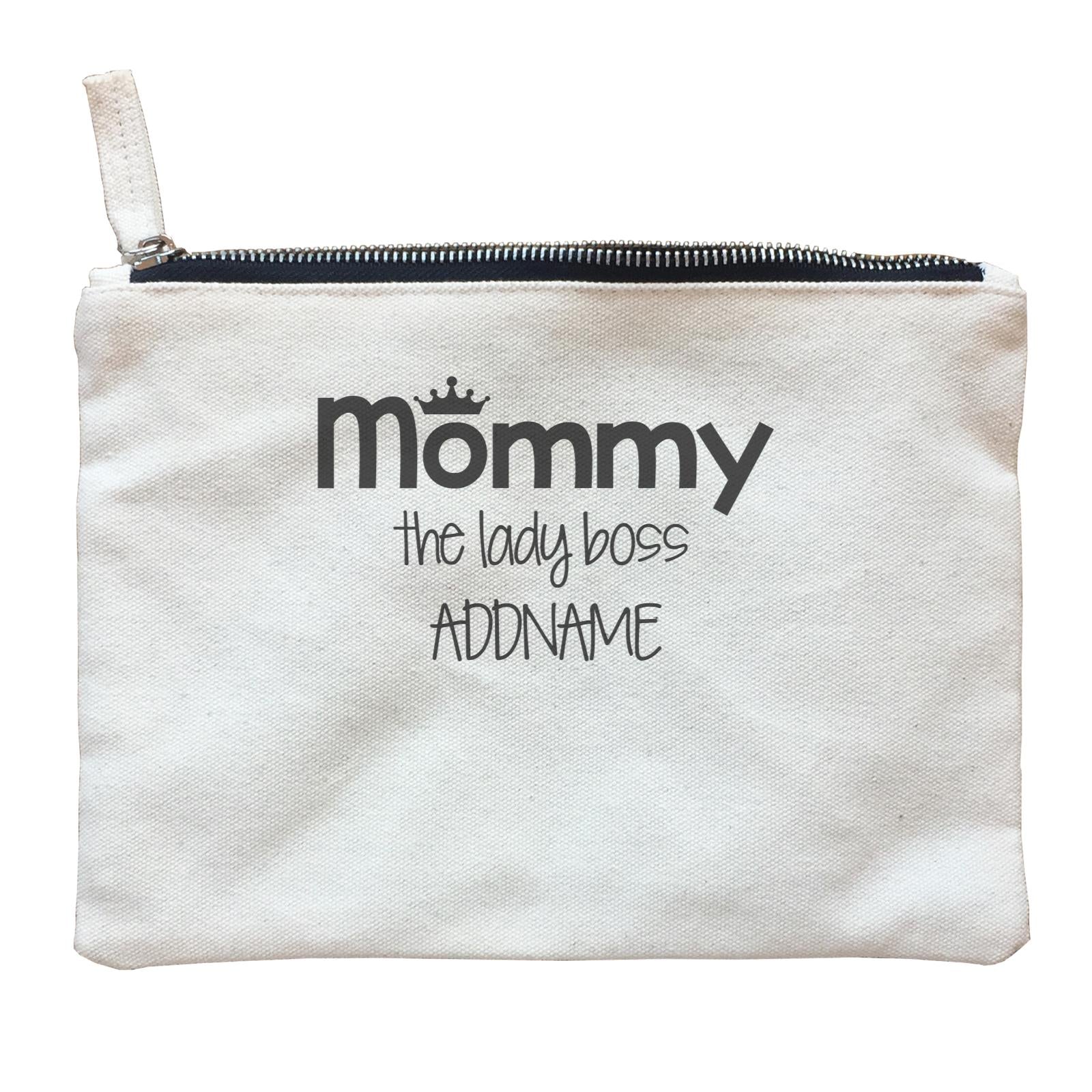 Mommy with Tiara The Lady Boss Zipper Pouch