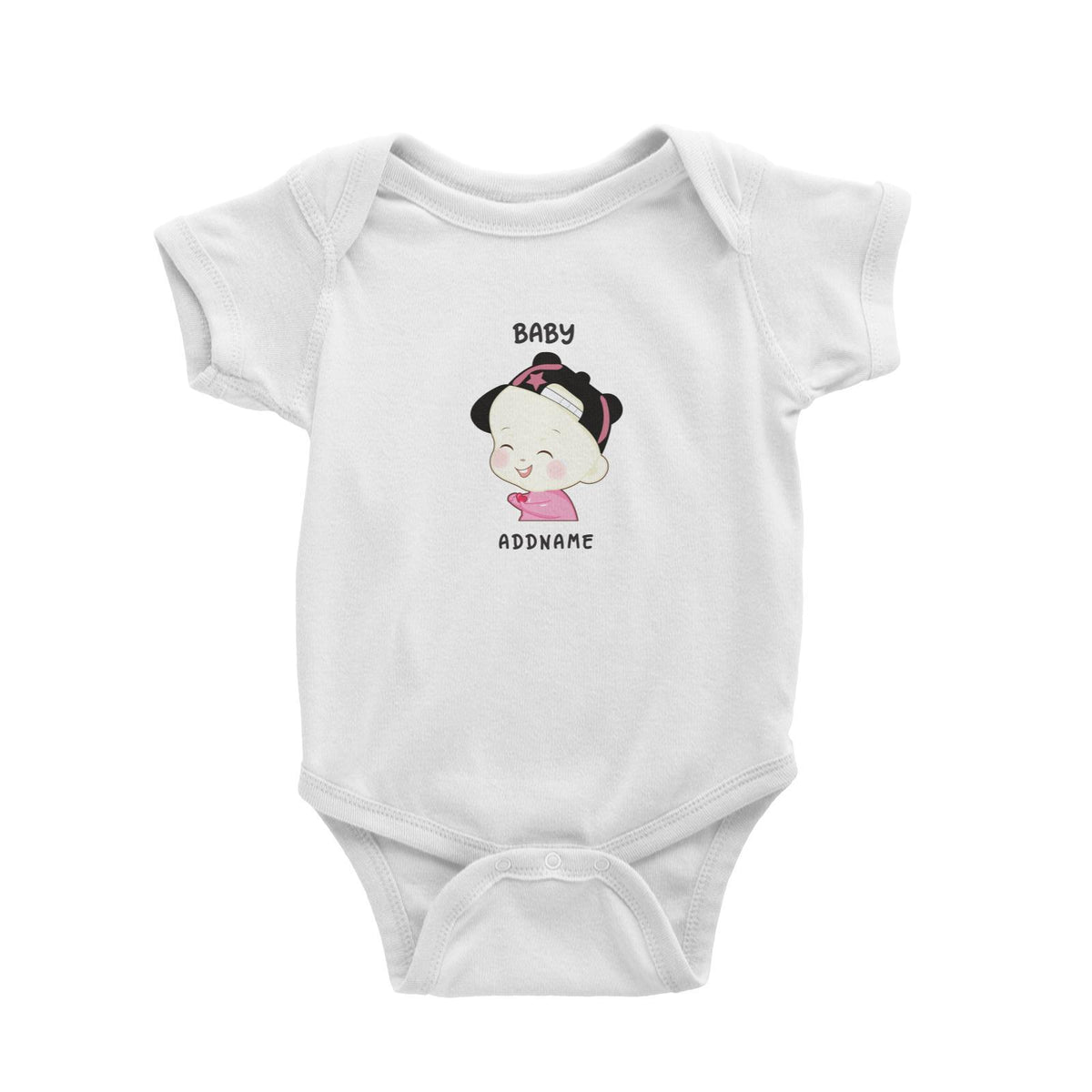 My Lovely Family Series Baby Girl Addname Baby Romper