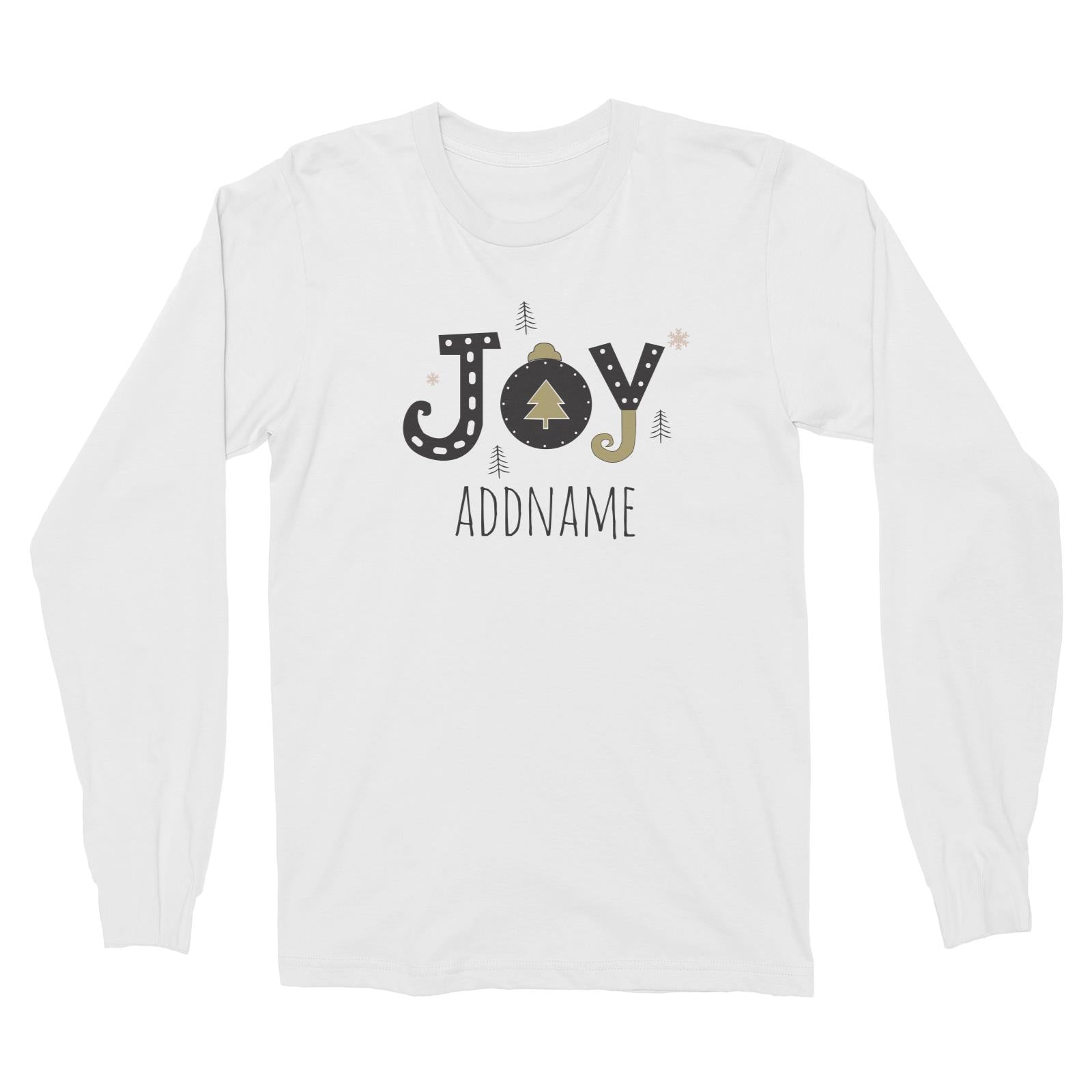 Christmas Series Joy Long Sleeve Unisex T-Shirt
