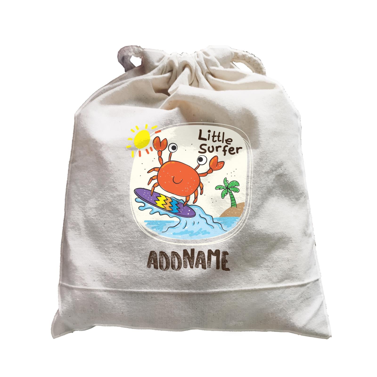 Cool Cute Sea Animals Little Surfer Addname Satchel