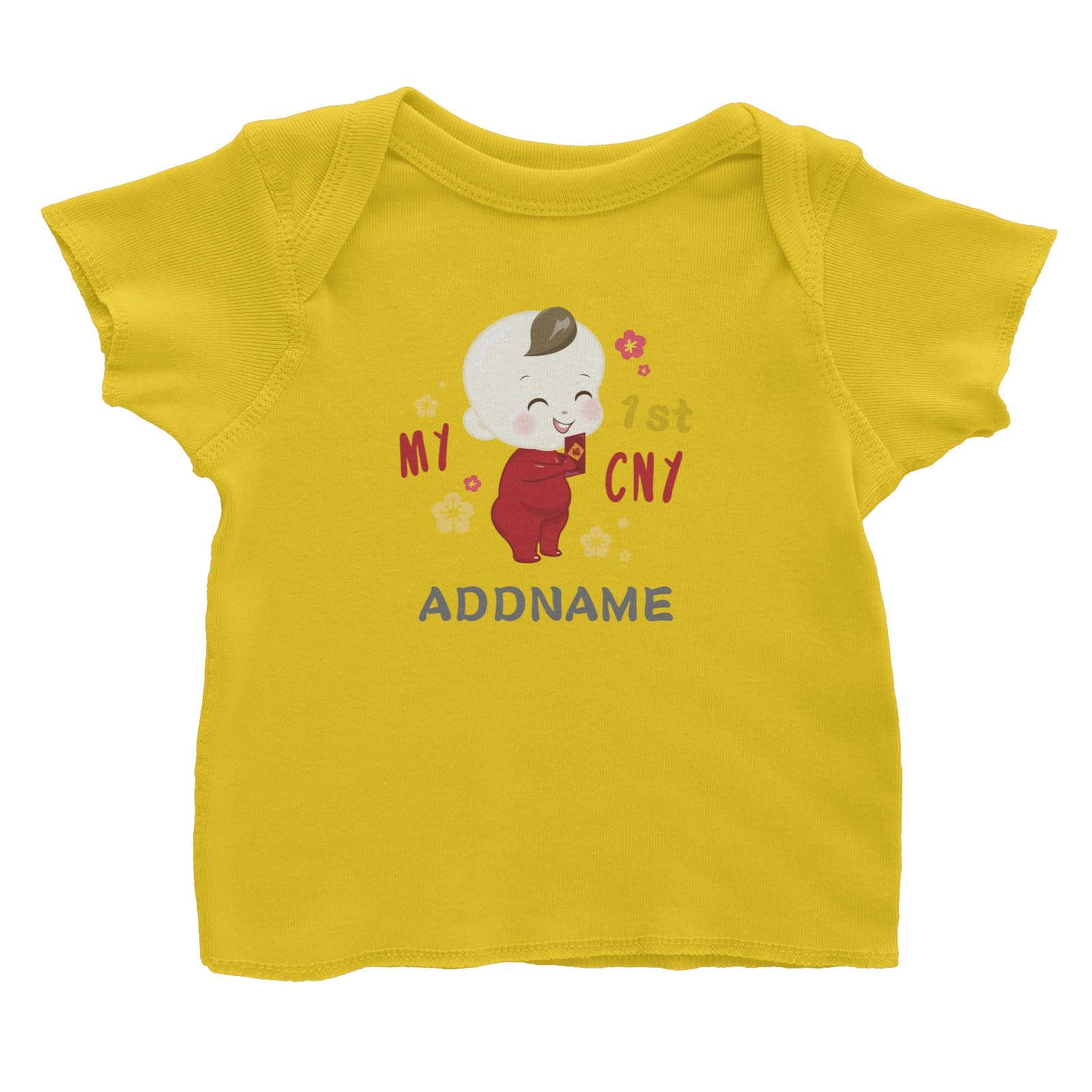 Chinese New Year Family My 1st CNY Baby Boy Addname Baby T-Shirt