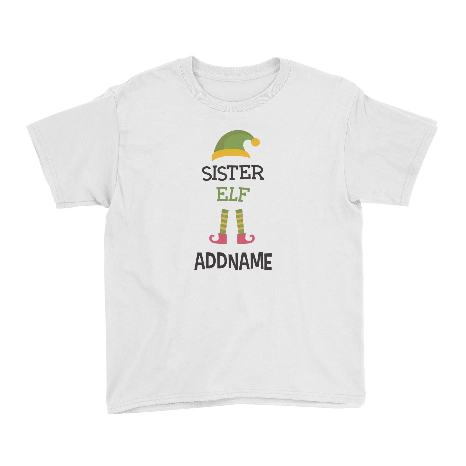 Christmas Series Sister Elf Kid's T-Shirt