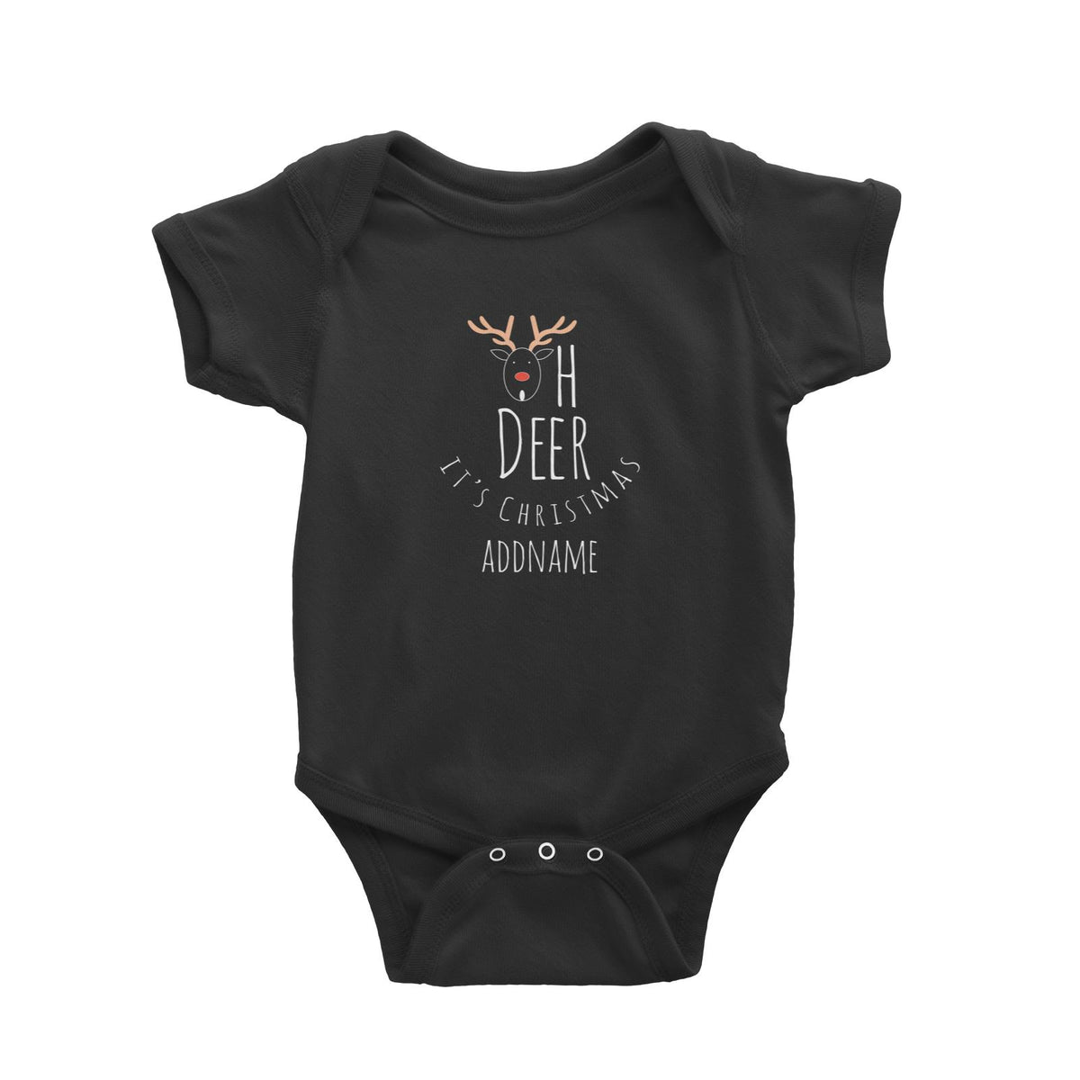 Christmas Series Oh Deer It's Christmas Baby Romper