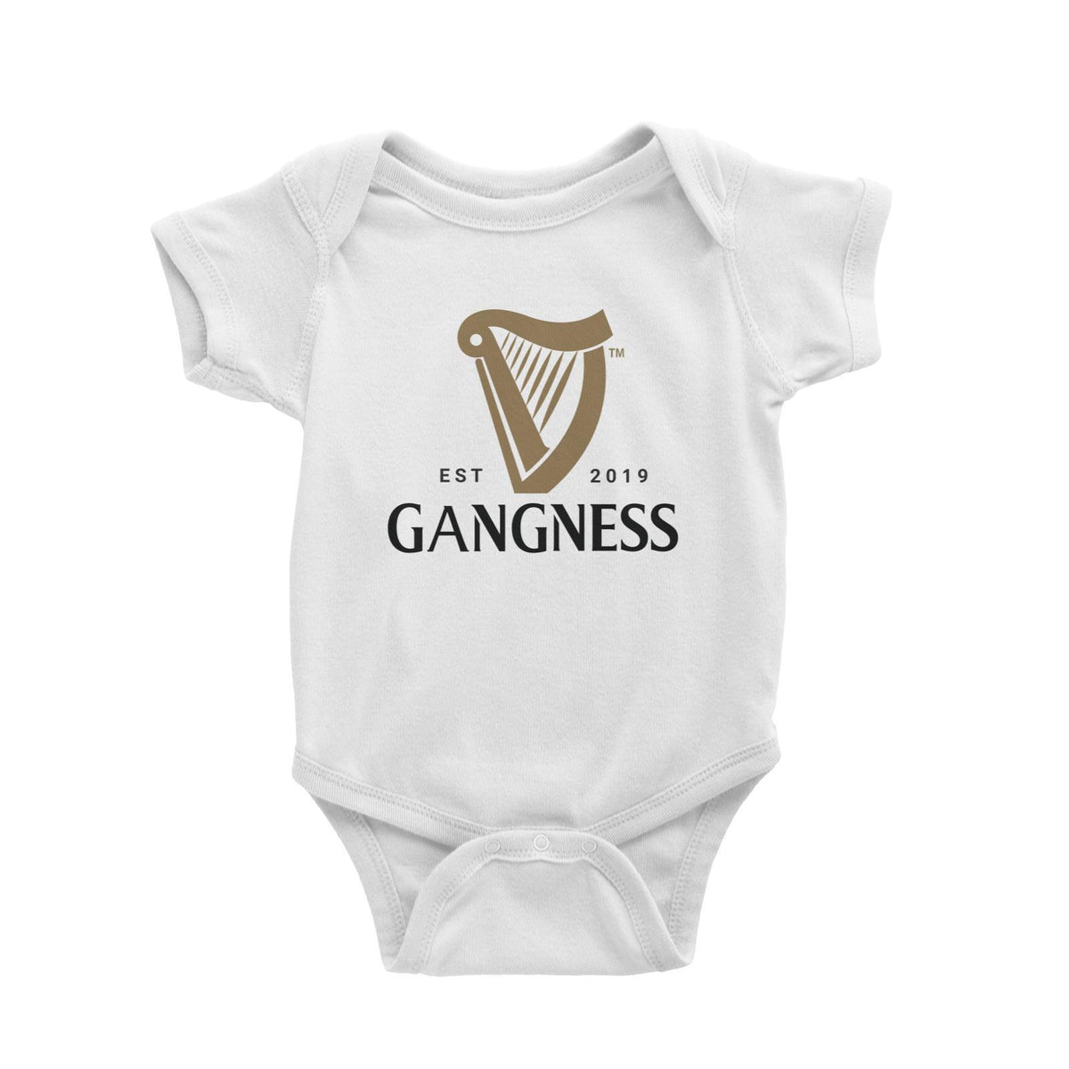 Slang Statement Gangness Baby Romper
