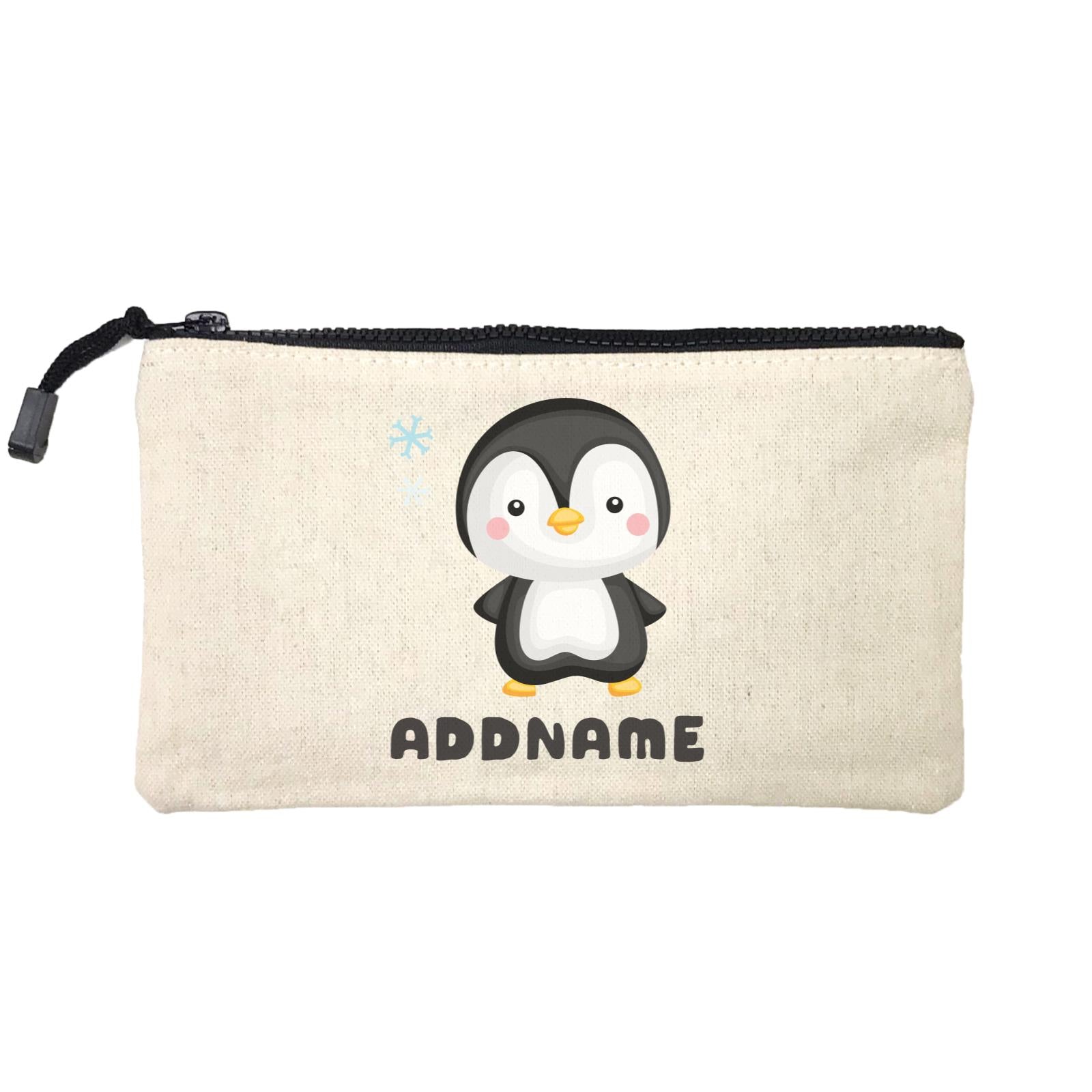 Birthday Winter Animals Small Penguin Addname Mini Accessories Stationery Pouch