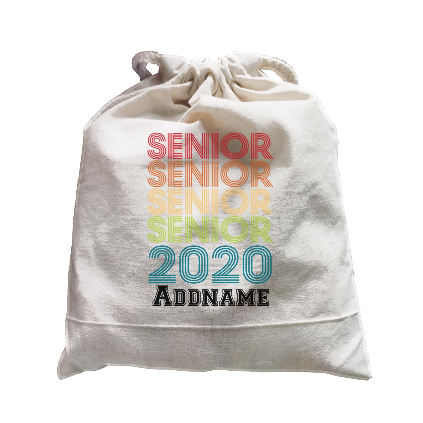 Graduation Series Senior in Rainbow Colors Satchel