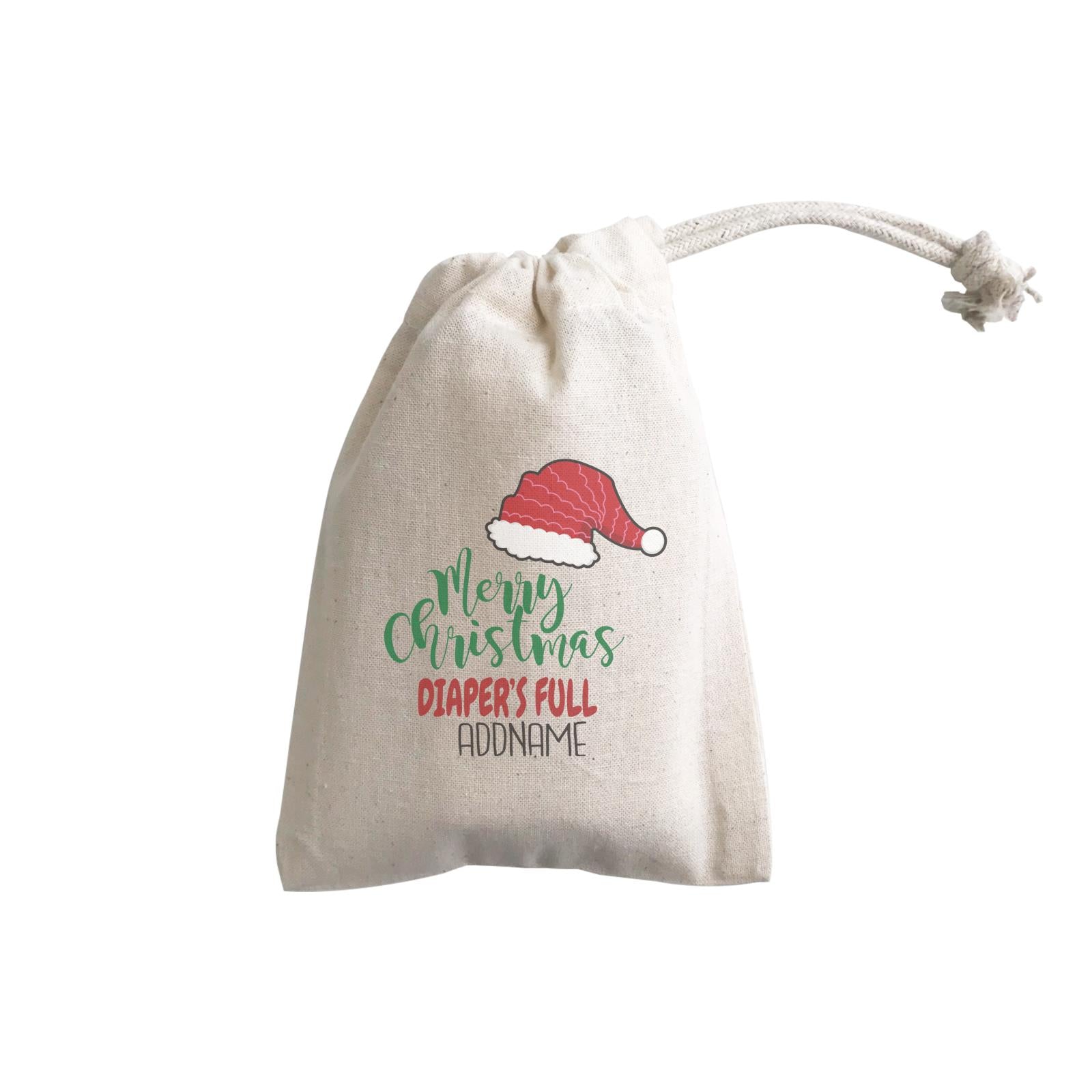 Xmas Merry Christmas Diaper's Full GP Gift Pouch