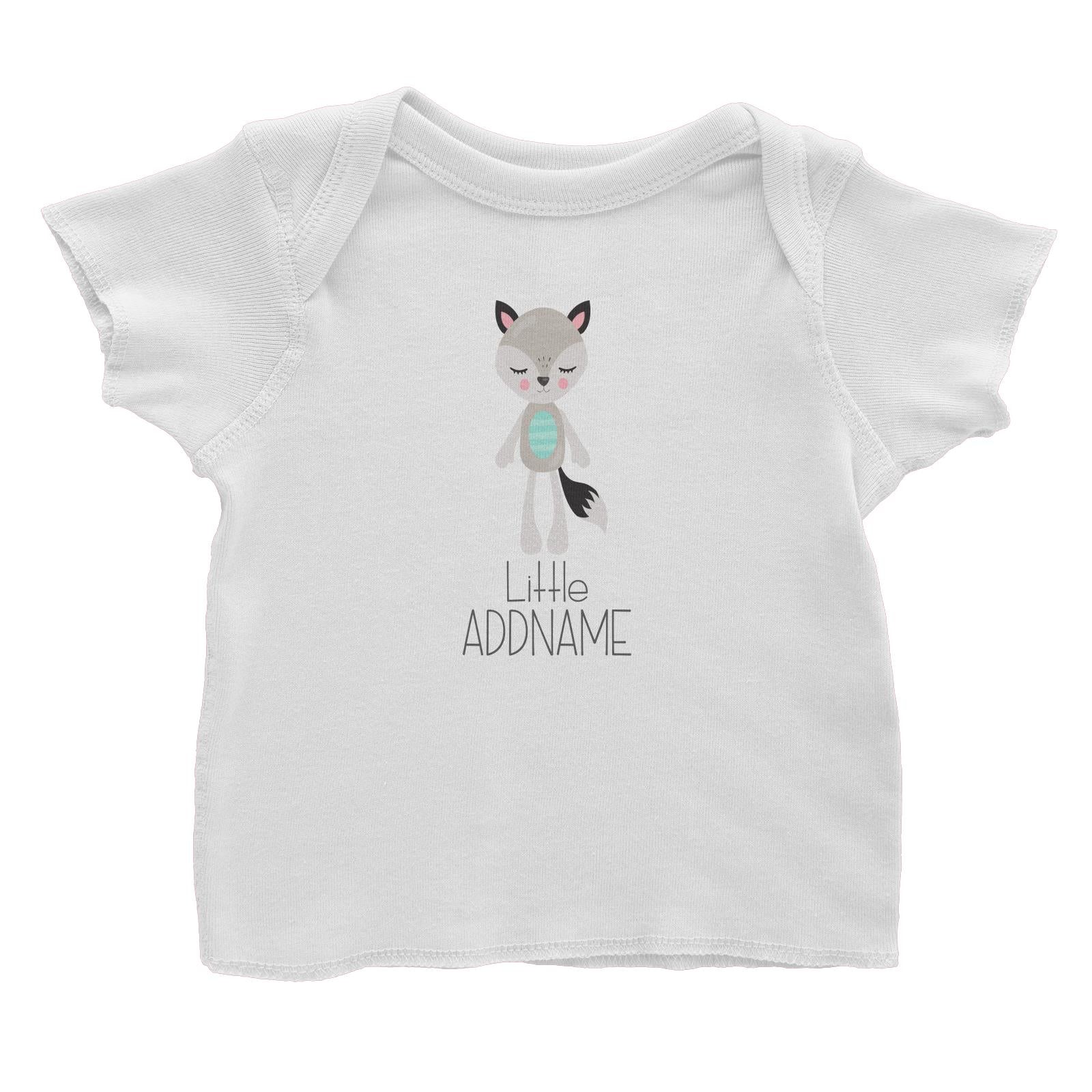 Nursery Animals Little Fox Addname Baby T-Shirt