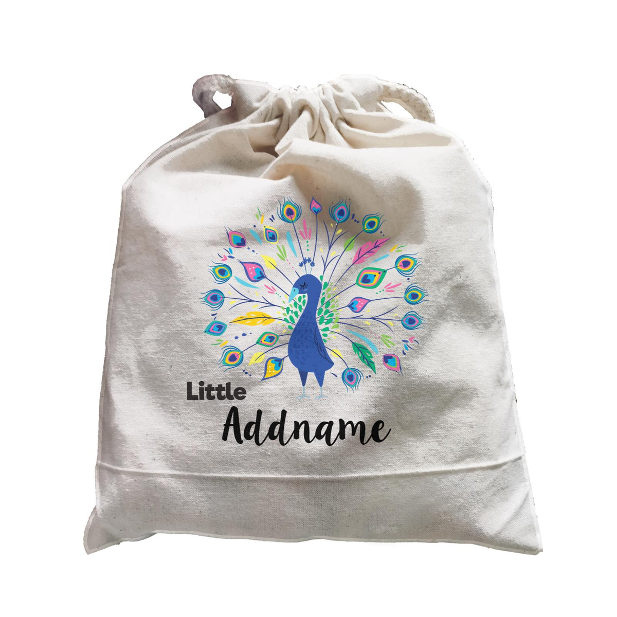 Deepavali Colourful Sweet Little Peacock Addname Satchel