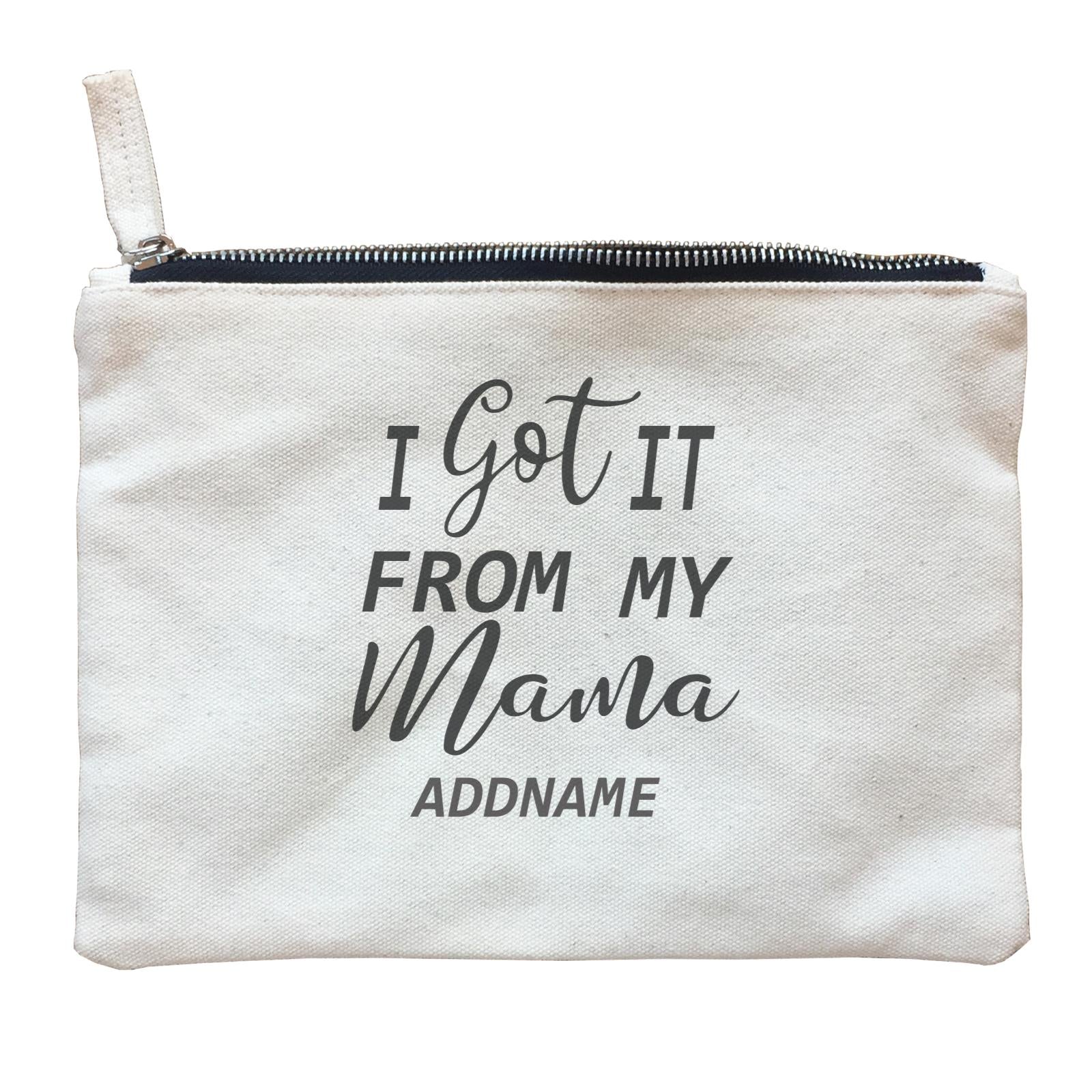 Girl Boss Quotes I Got It From My Mama Addname Zipper Pouch