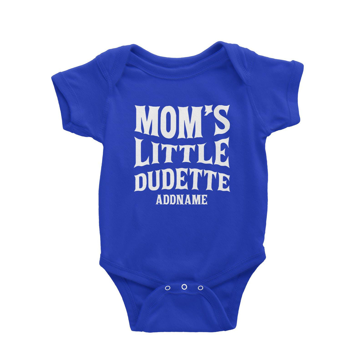 Moms Little Dudette Baby Romper