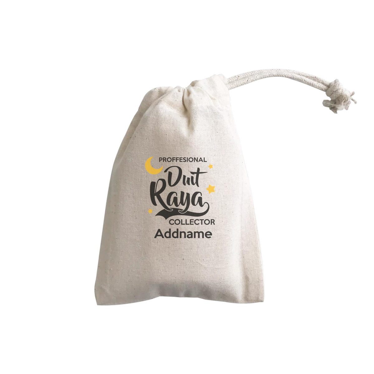 Raya Typography Proffesional Duit Raya Collector Addname GP Gift Pouch