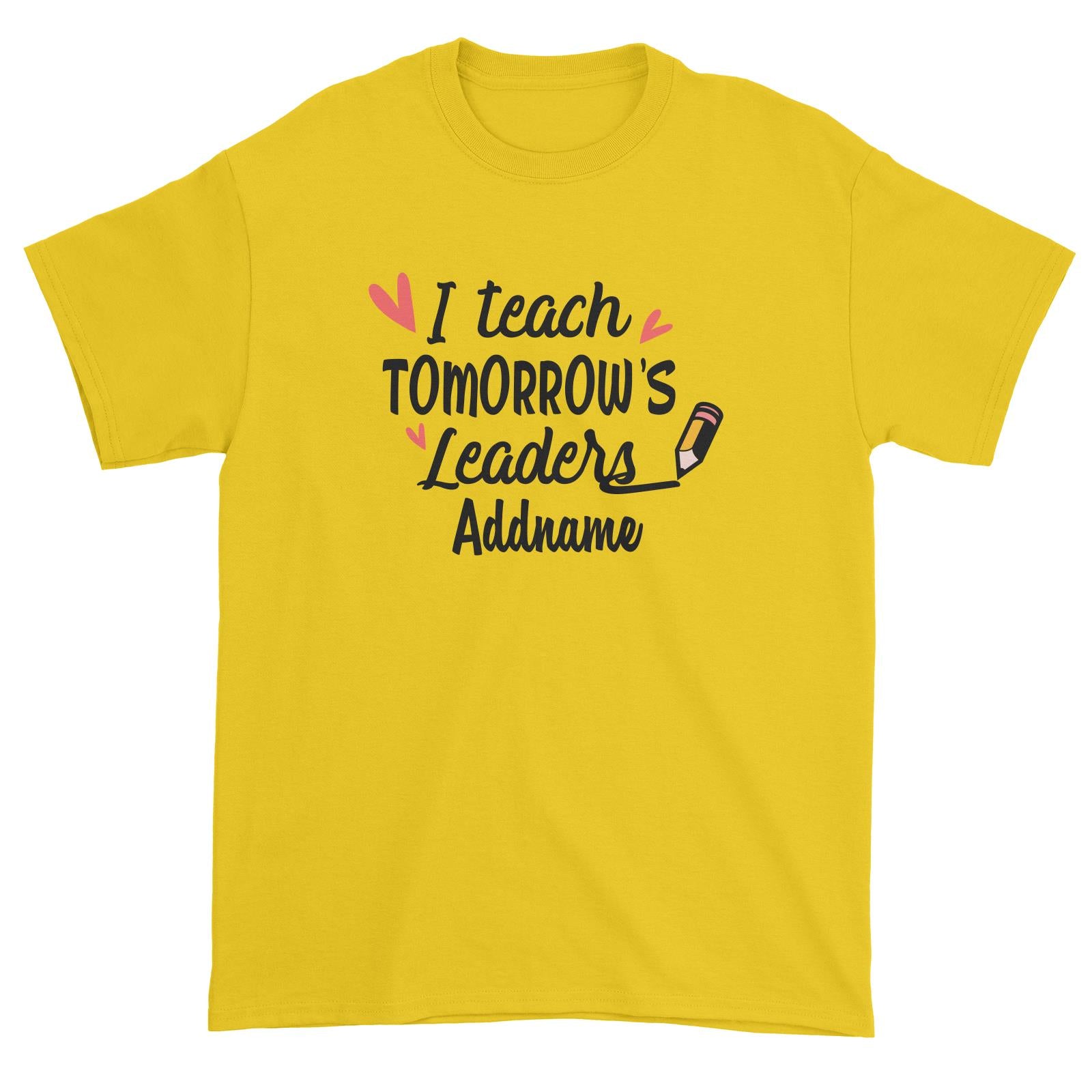 Doodle Series -  I Teach Tomorrow's Leader Unisex T-Shirt