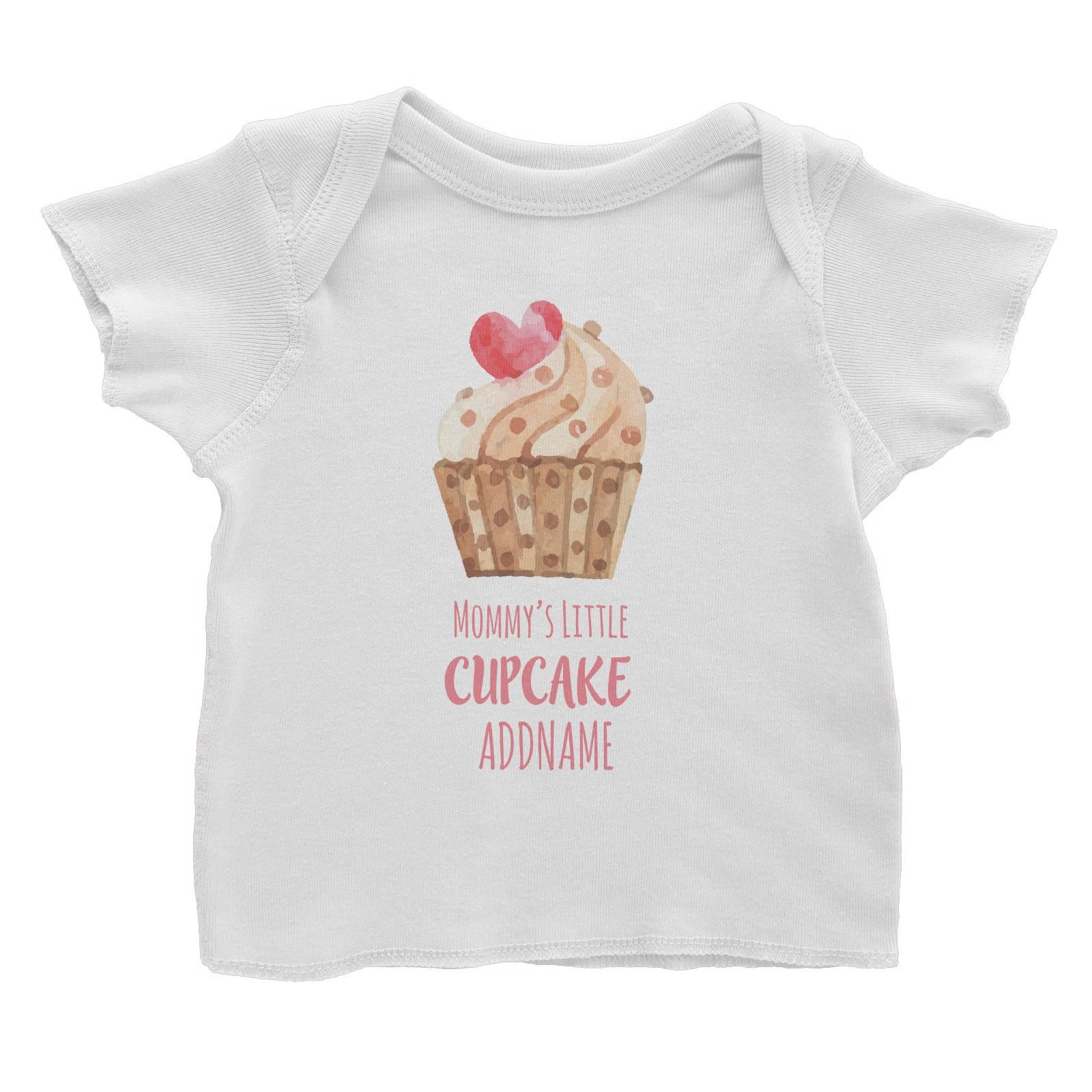 Mommys Little Cupcake White Baby T-Shirt
