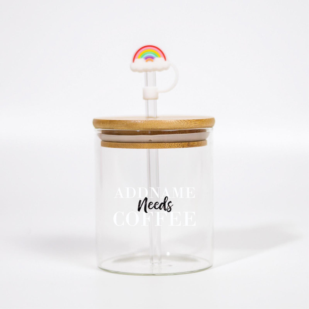 Marble Addname Need Coffee Canicup - Jet With White Text