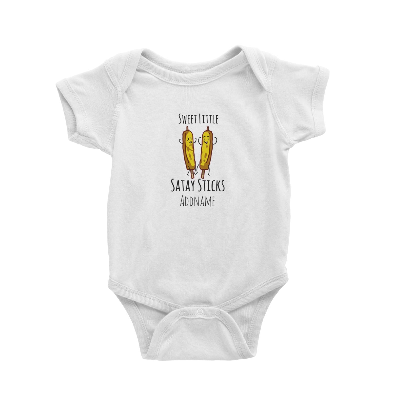 Raya Kuih Savoury Sweet Little Satay Sticks Addname Baby Rompers