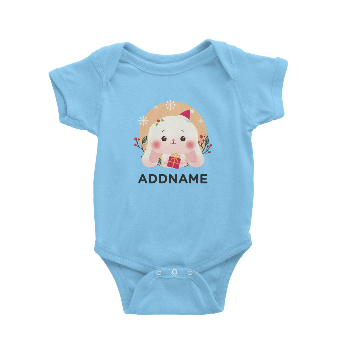 Christmas Cute Animal Series Cute Rabbit Baby Romper