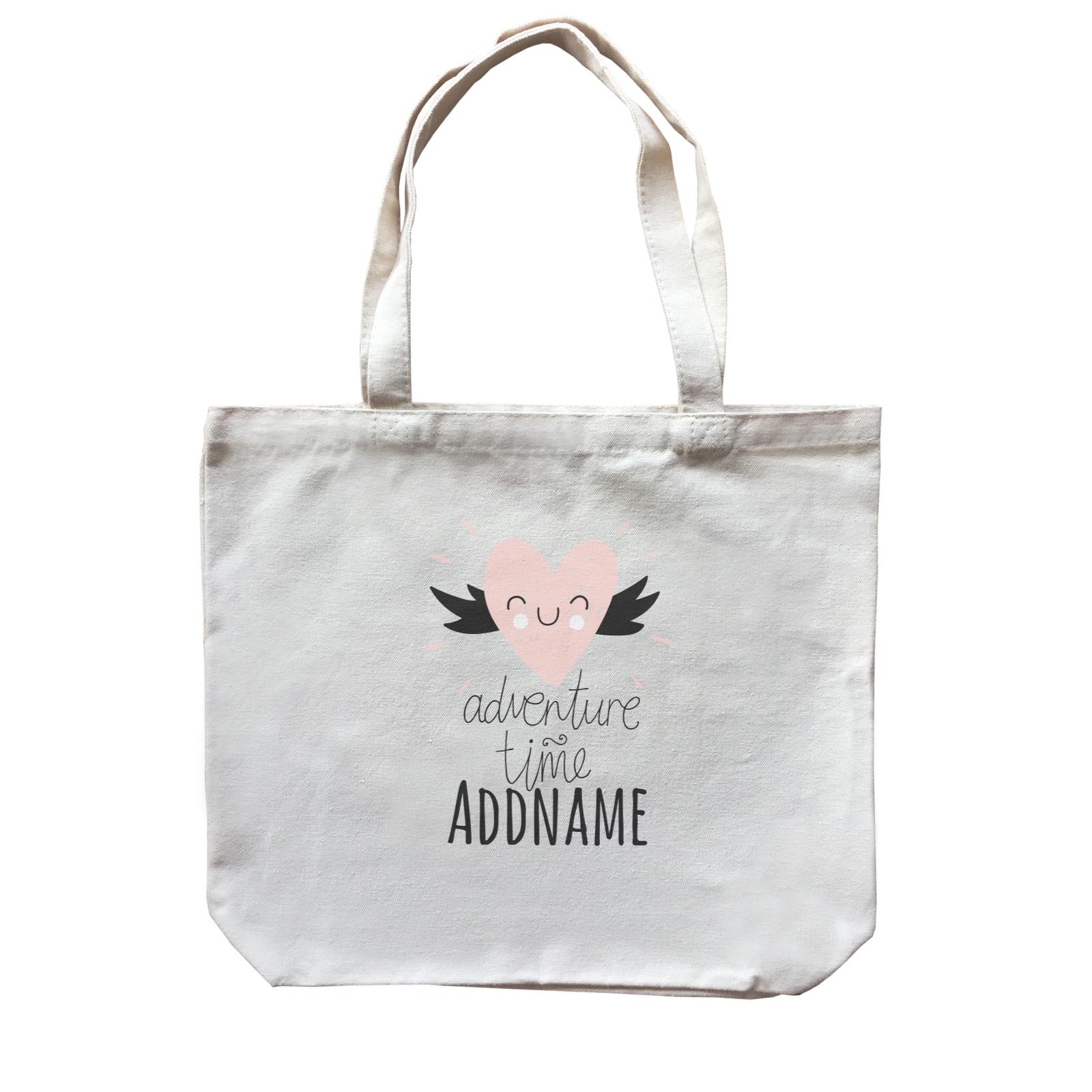 Drawn Newborn Element Adventure Time Heart Wings Addname Canvas Bag