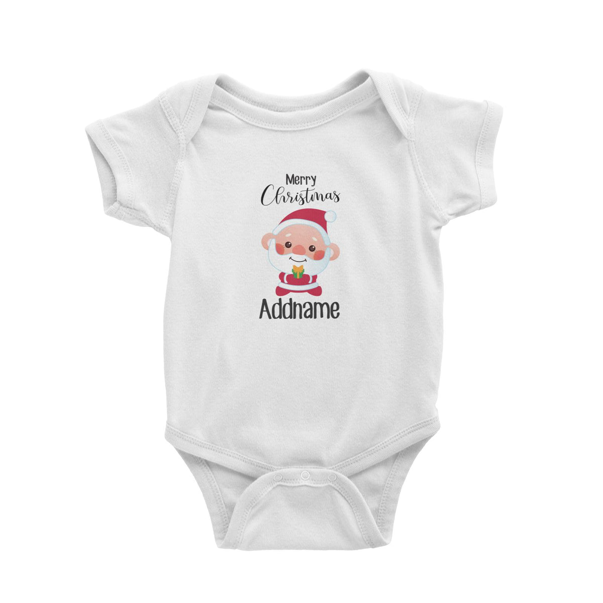 Christmas Cute Grandpa Santa Merry Christmas Baby Romper