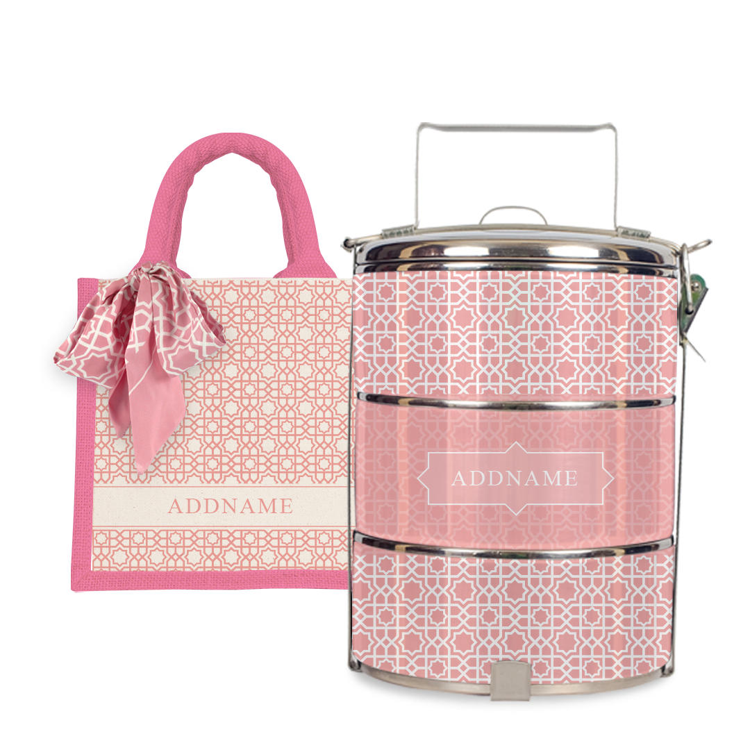 Annas Series - Peach Tiffin Carrier