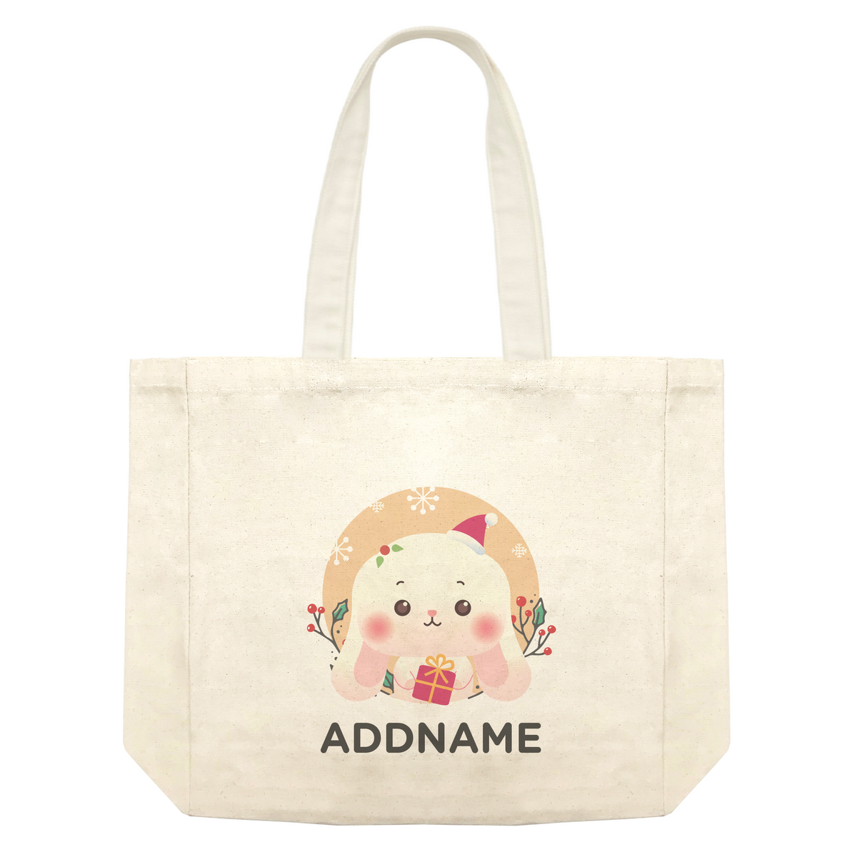 Christmas Cute Animal Series Cute Rabbit Shopping Bag