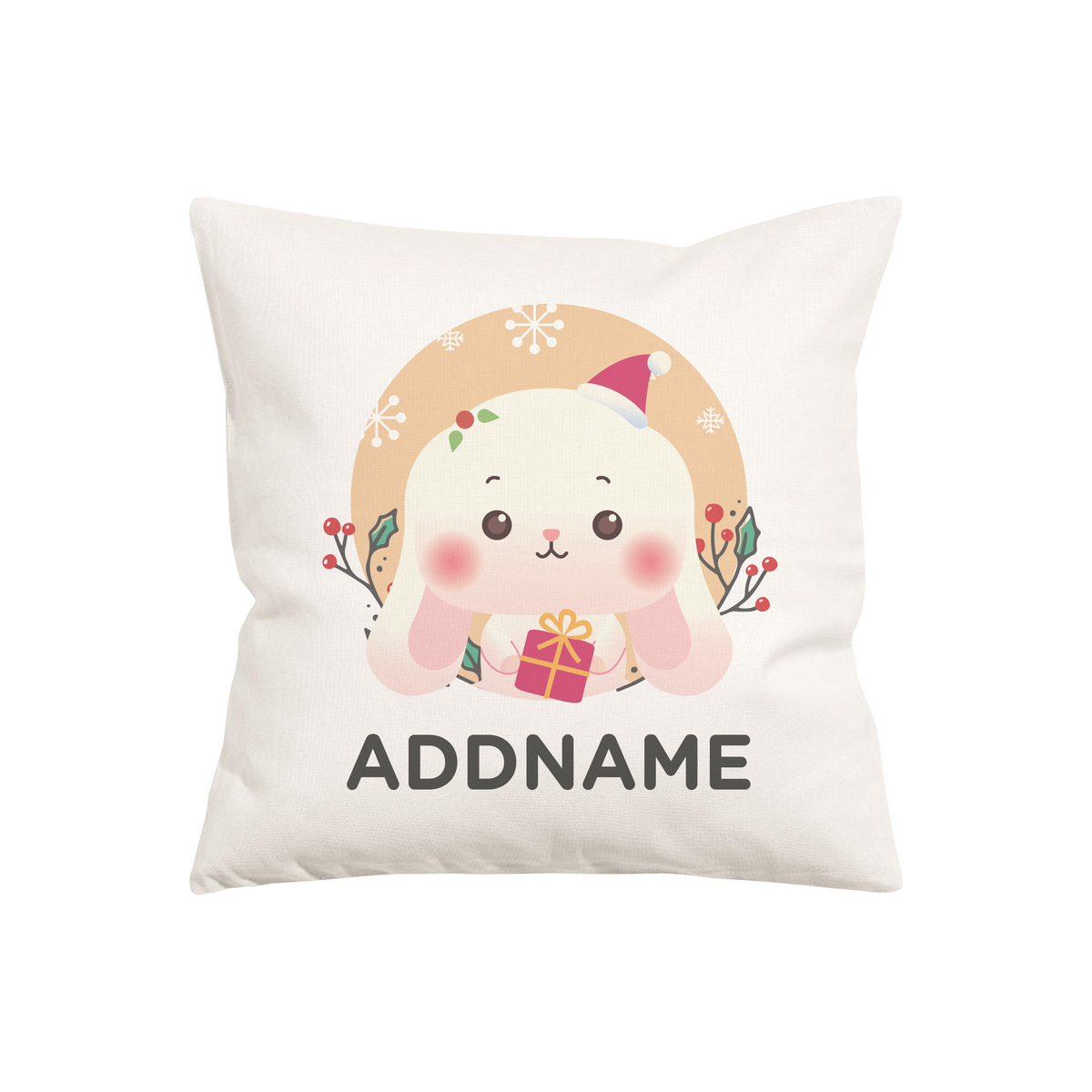 Christmas Cute Animal Series Cute Rabbit Cushion