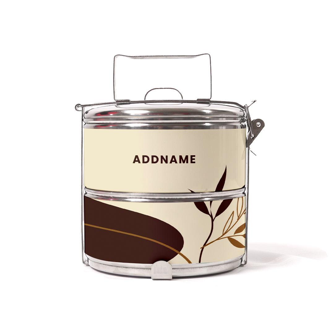 Charlotte Series - Mocha Two-Tier Tiffin Carrier