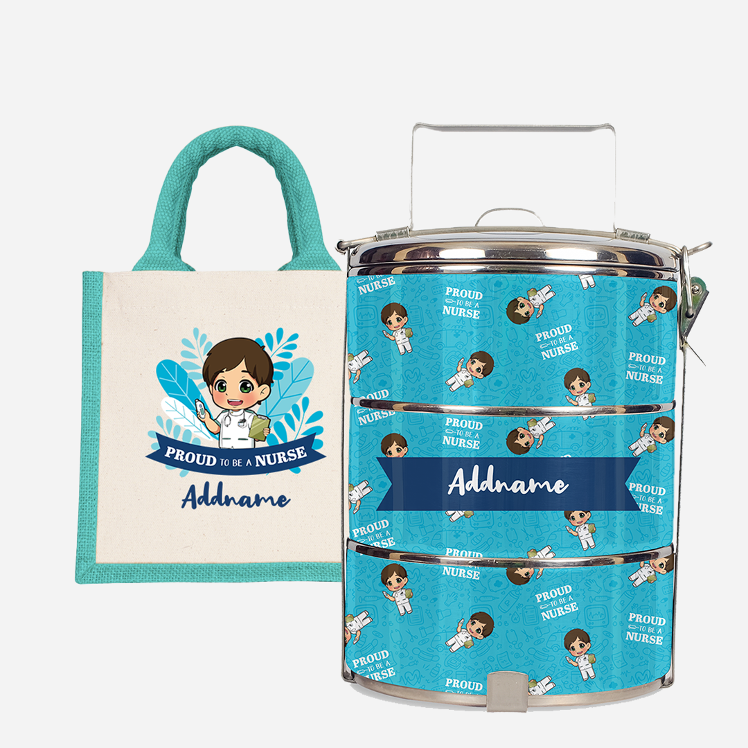 Nurse Series - Half Lining Lunch Bag and Tiffin Carrier