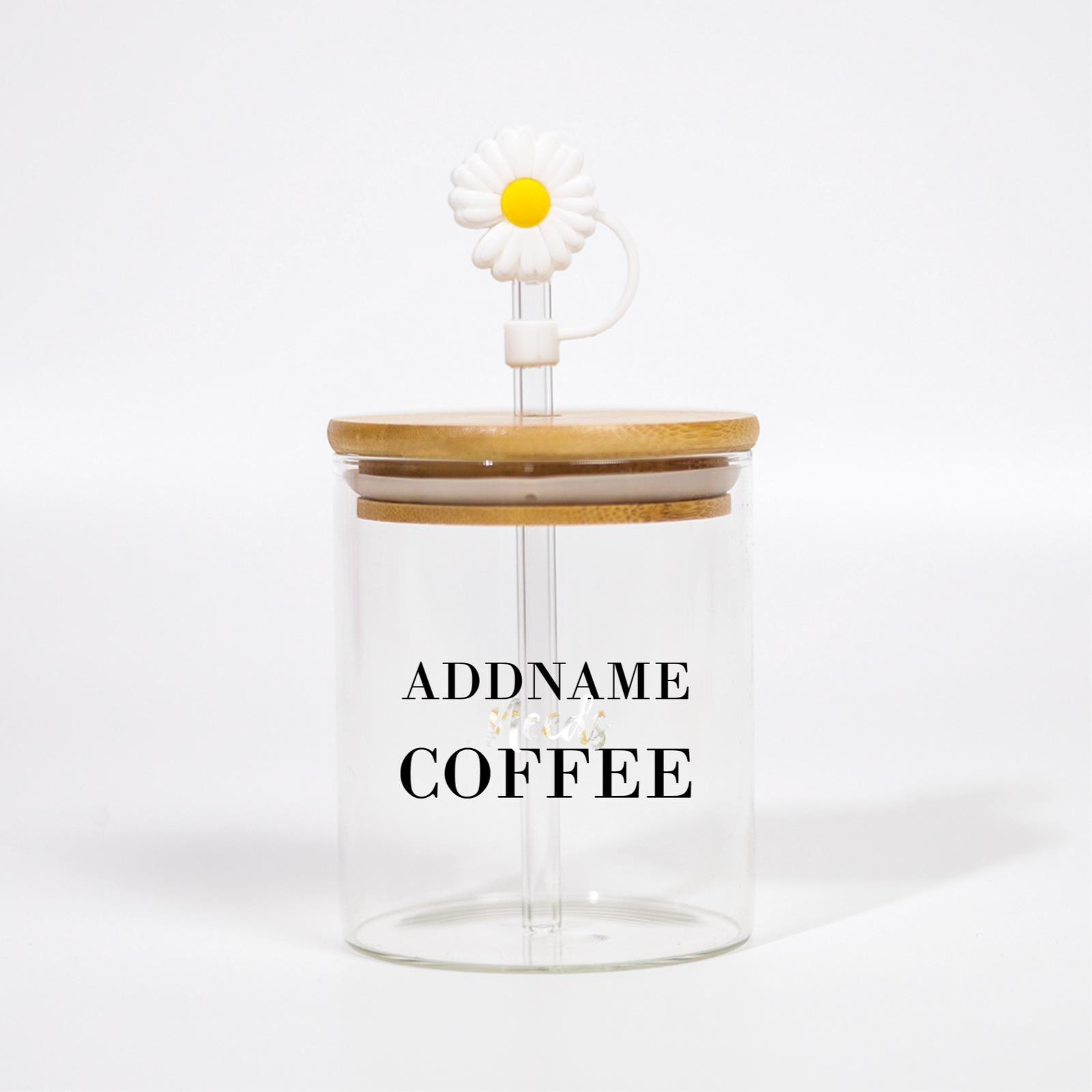Marble Addname Need Coffee Canicup - Diamond With Black Text