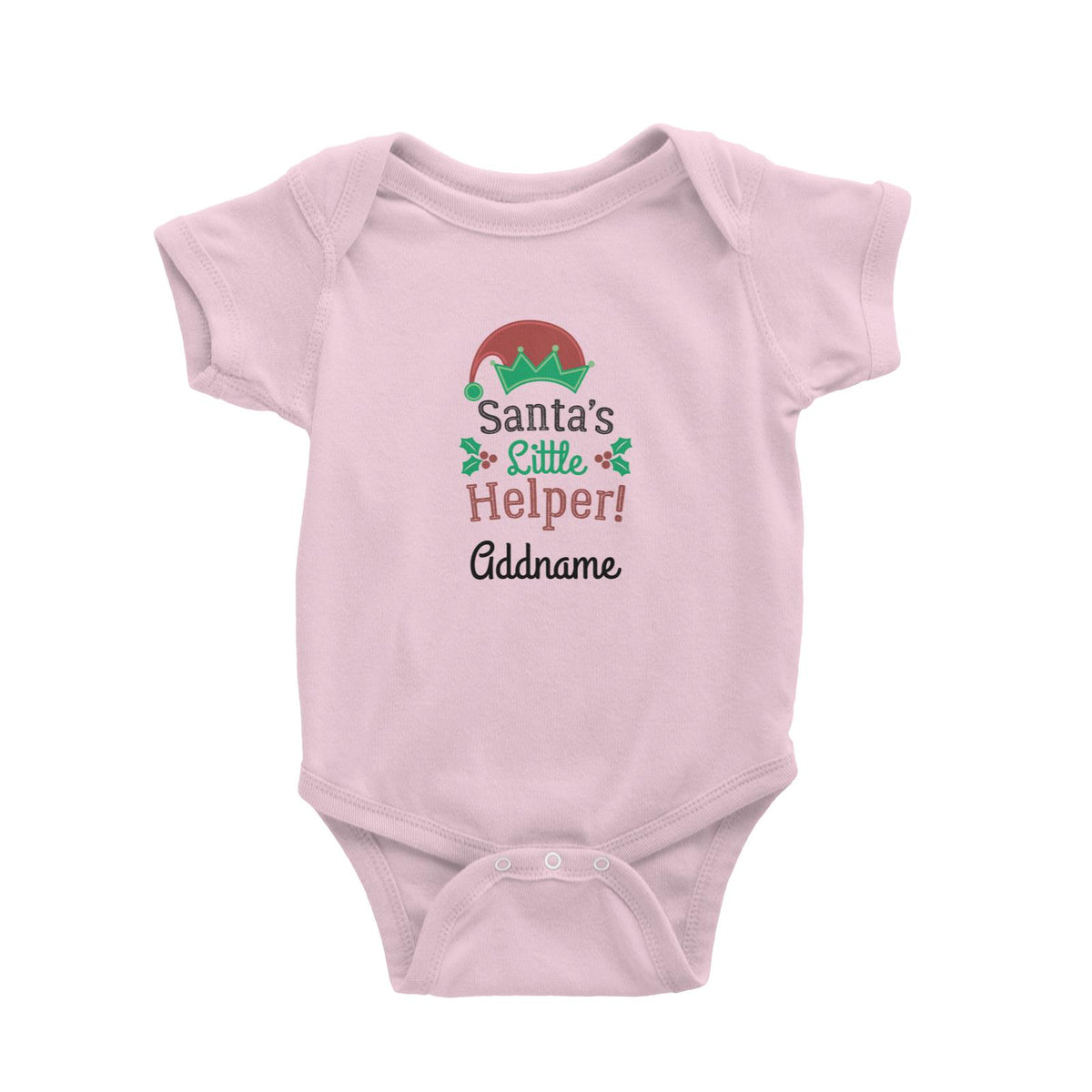 Christmas Series Santa's Little Helper Baby Romper