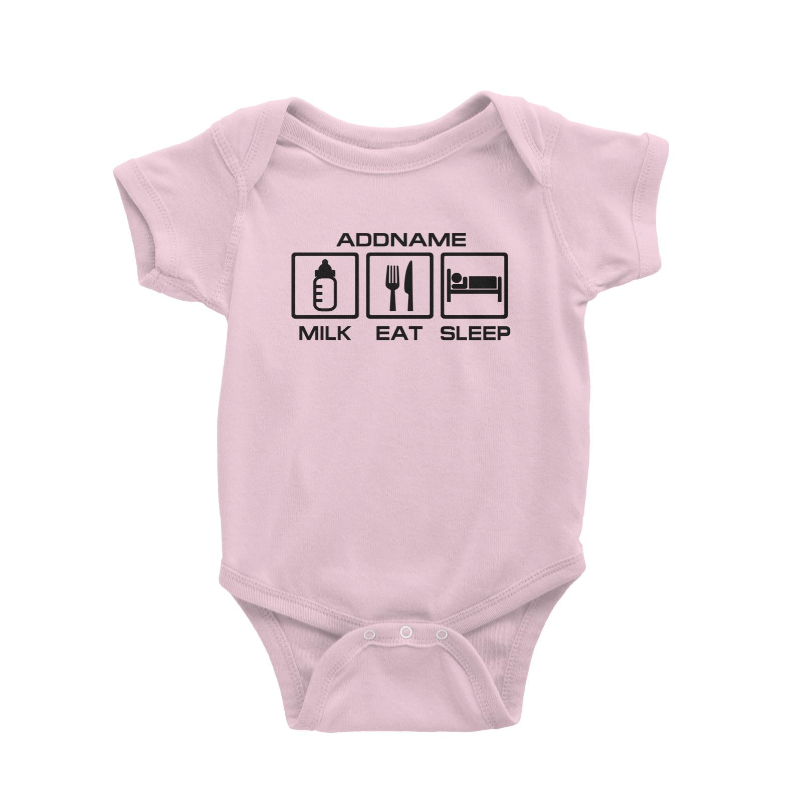 Milk Eat Sleep Baby Romper