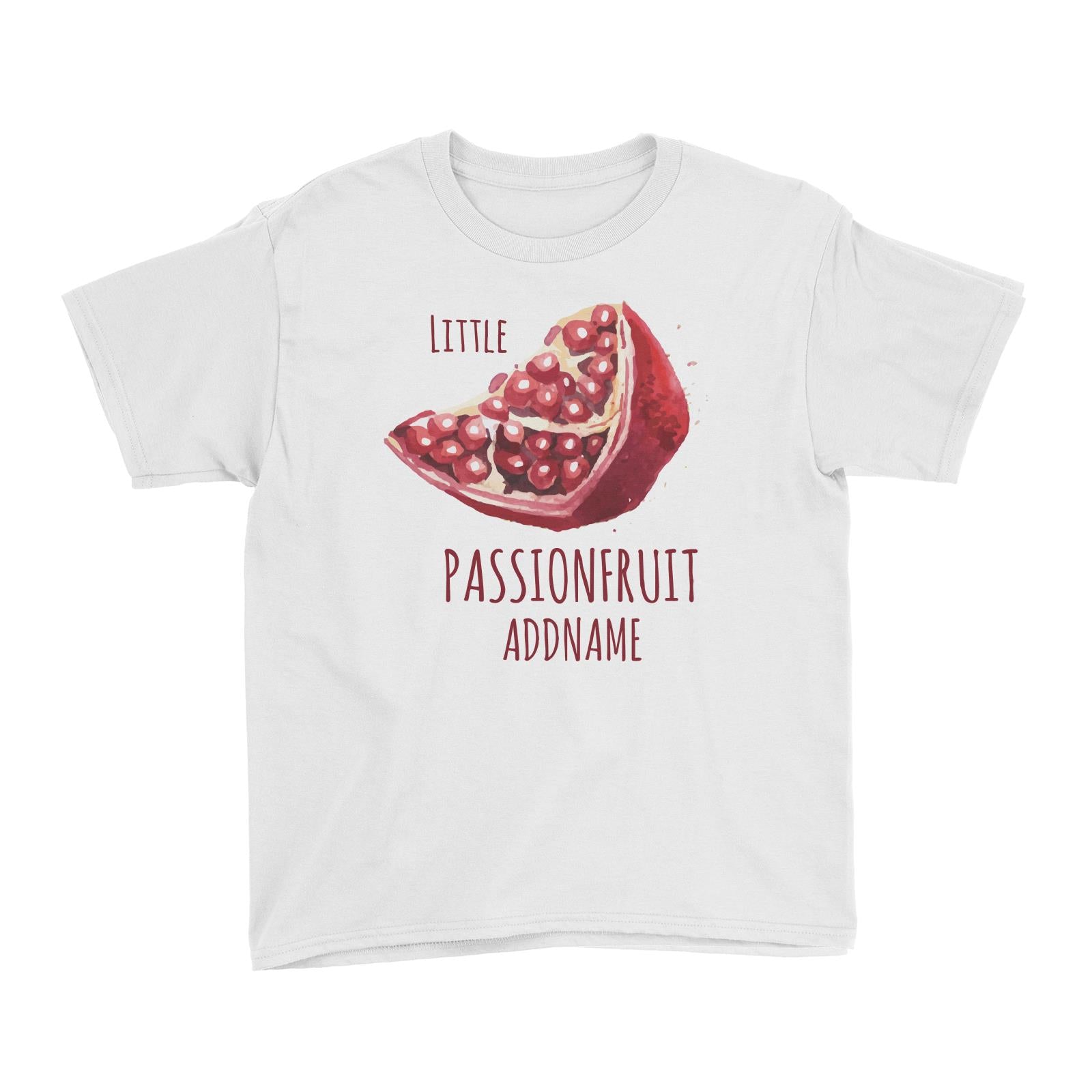 Little Passionfruit White Kid's T-Shirt