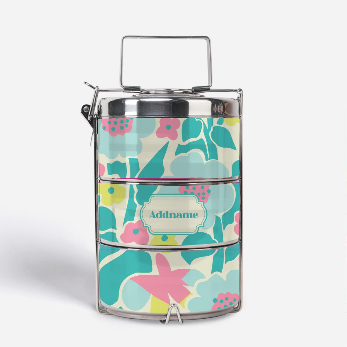 Navian Series - Turquoise Tiffin Carrier Hustle Bright