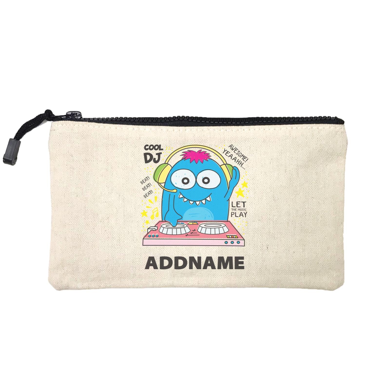 Cool Cute Monster Cool DJ Monster Addname Mini Accessories Stationery Pouch