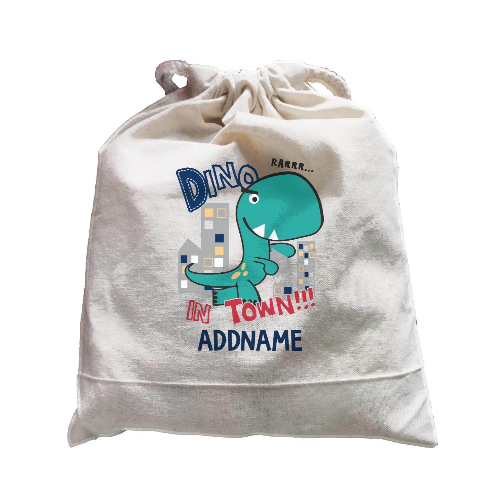 Cool Vibrant Series Dino In Town Addname Satchel