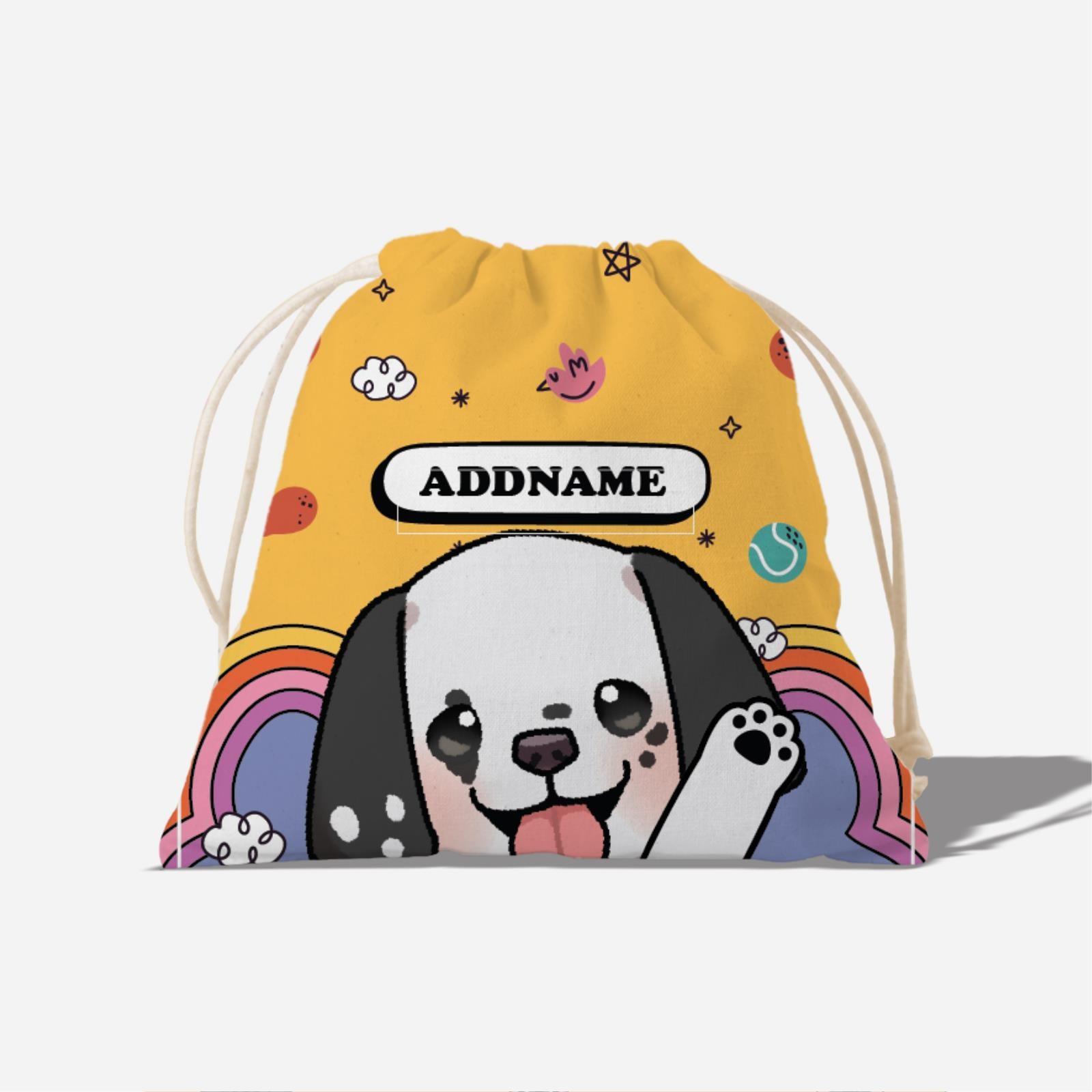 Paw Print Series Full Print Satchel - Dalmations