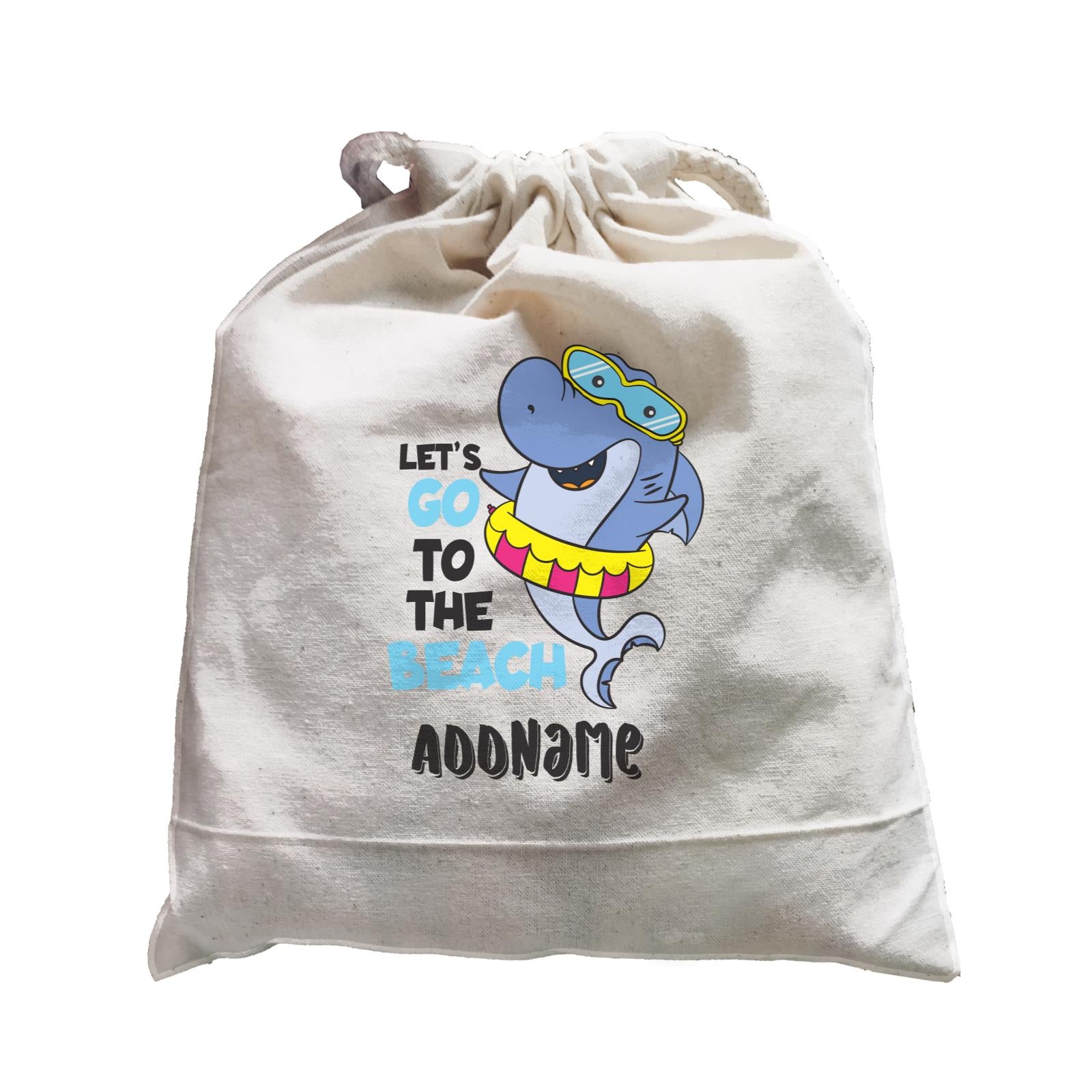 Cool Cute Sea Animals Let's Go To The Beach Addname Satchel