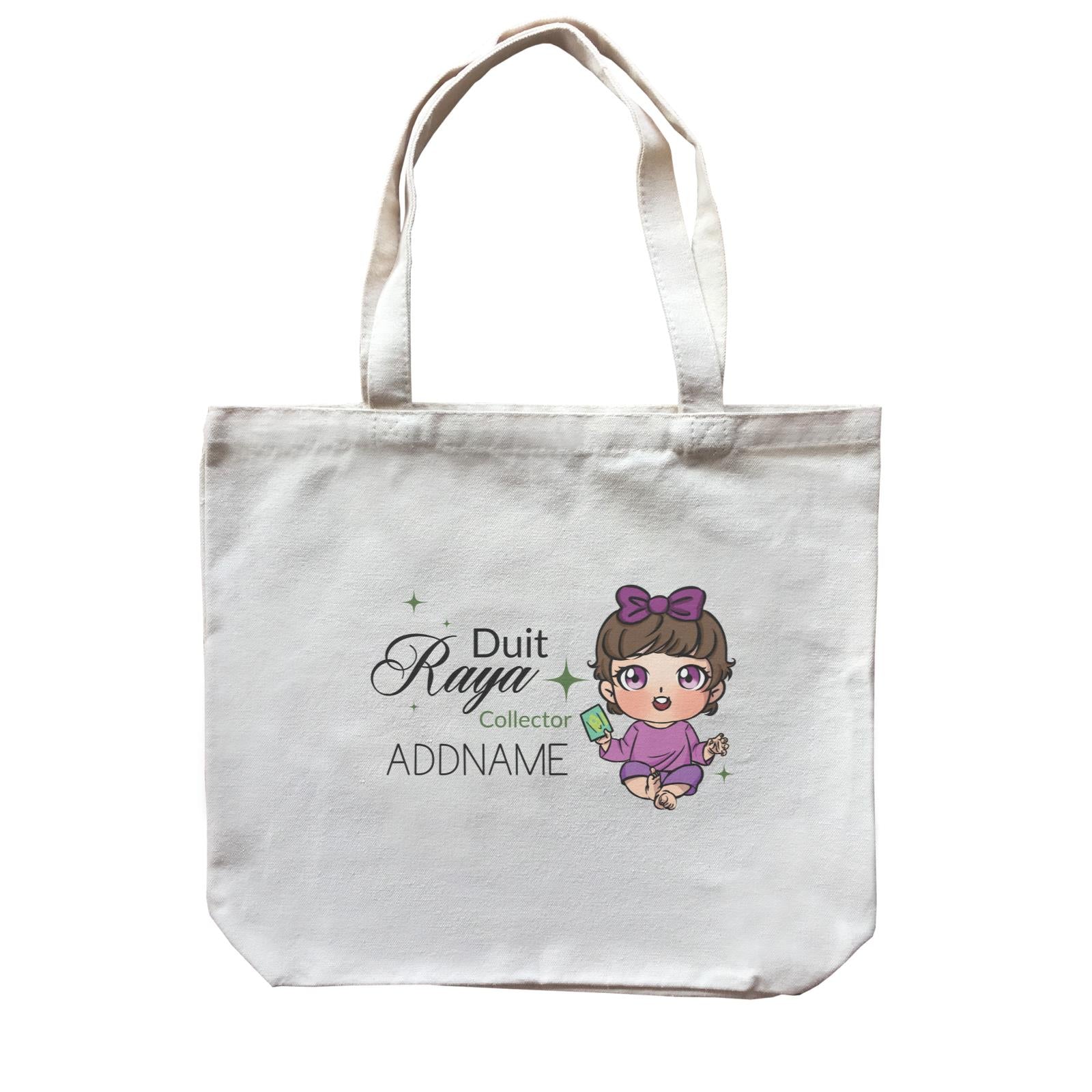 Raya Chibi Baby Baby Girl Duit Raya Collector Addname Accessories Canvas Bag