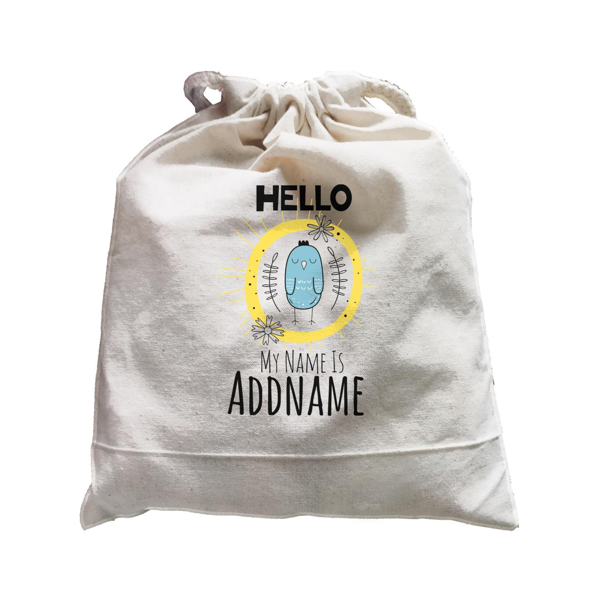 Drawn Greetings Animals Hello Bird My Name Addname Satchel