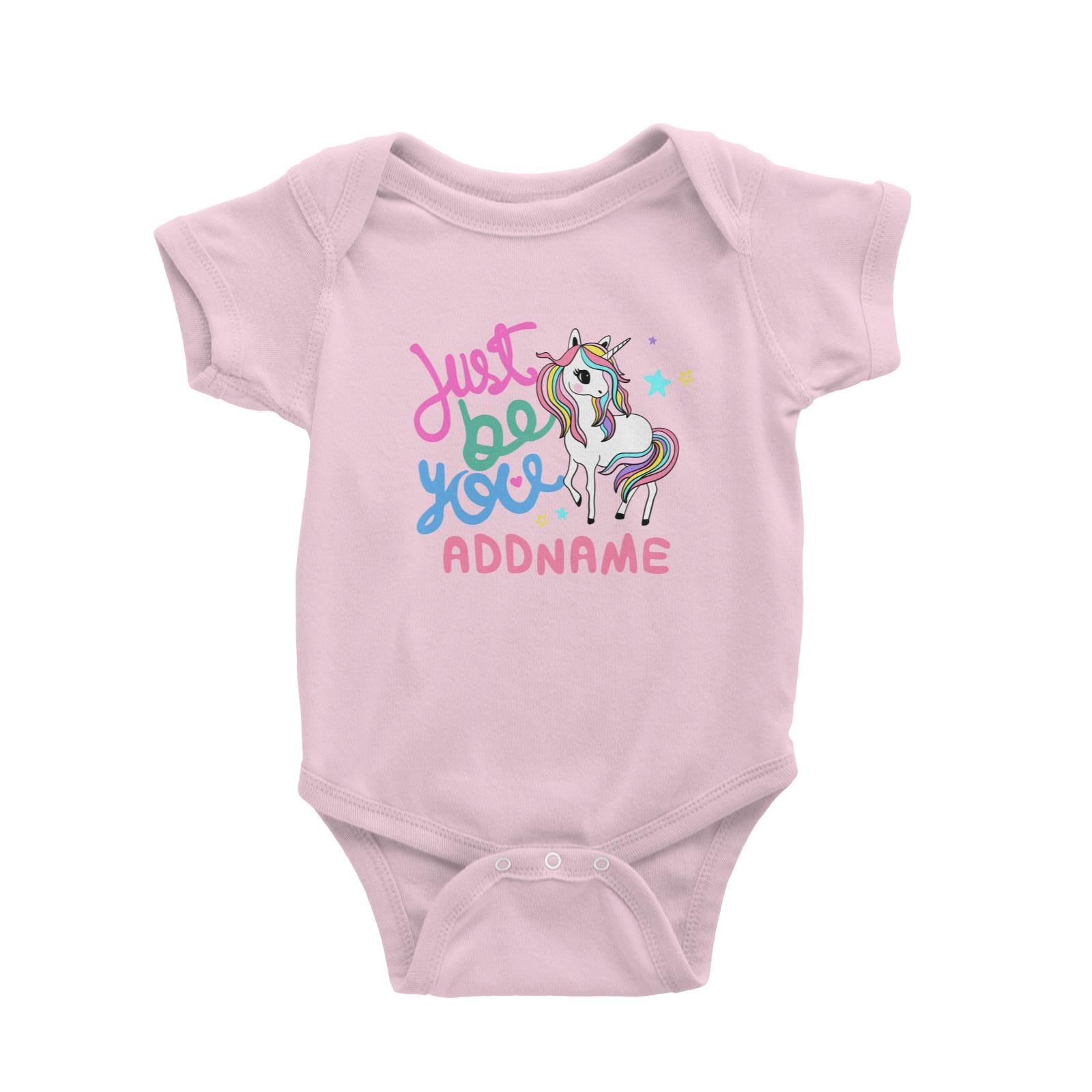 Children's Day Gift Series Just Be You Cute Unicorn Addname Baby Romper