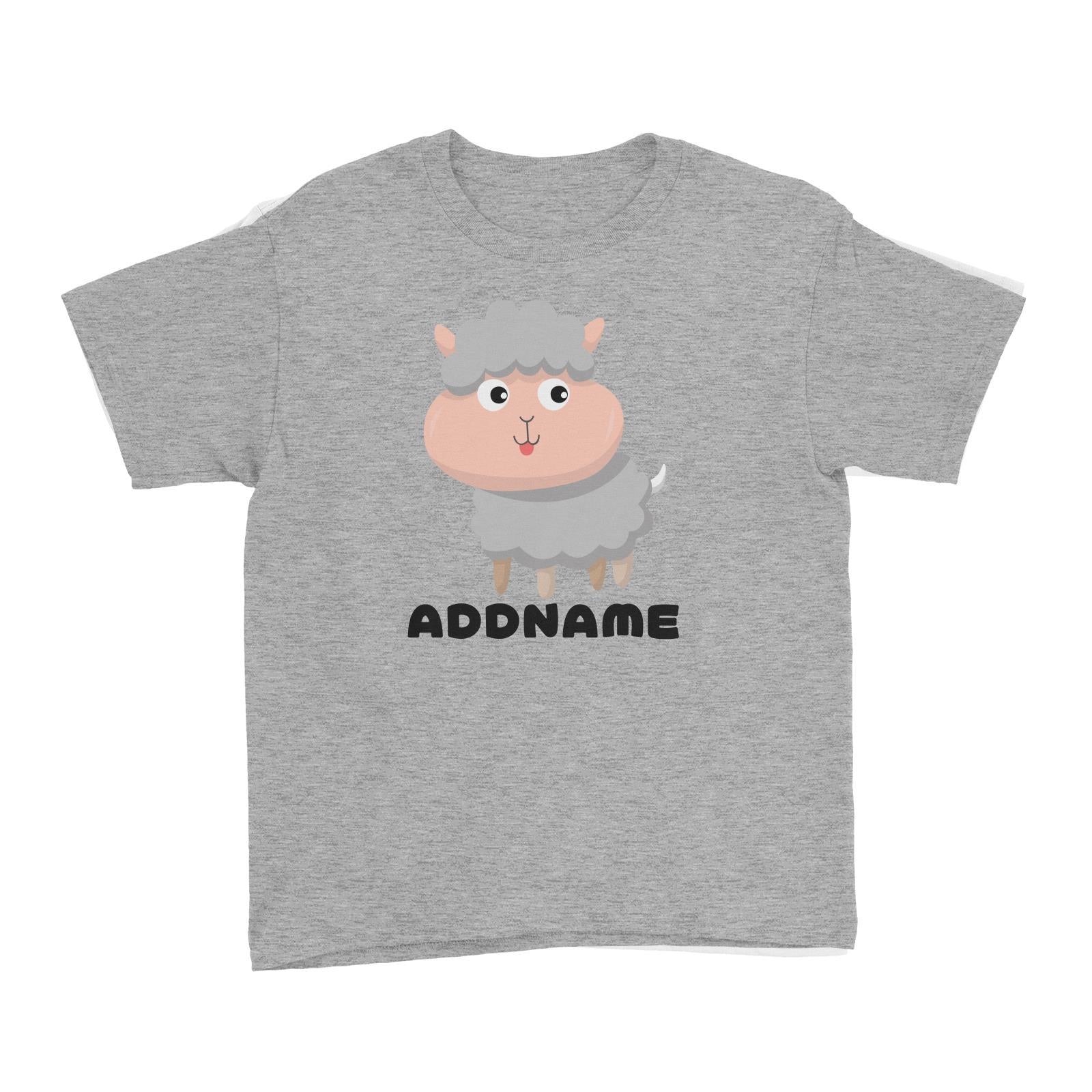 Farm Sheep Addname Kid's T-Shirt