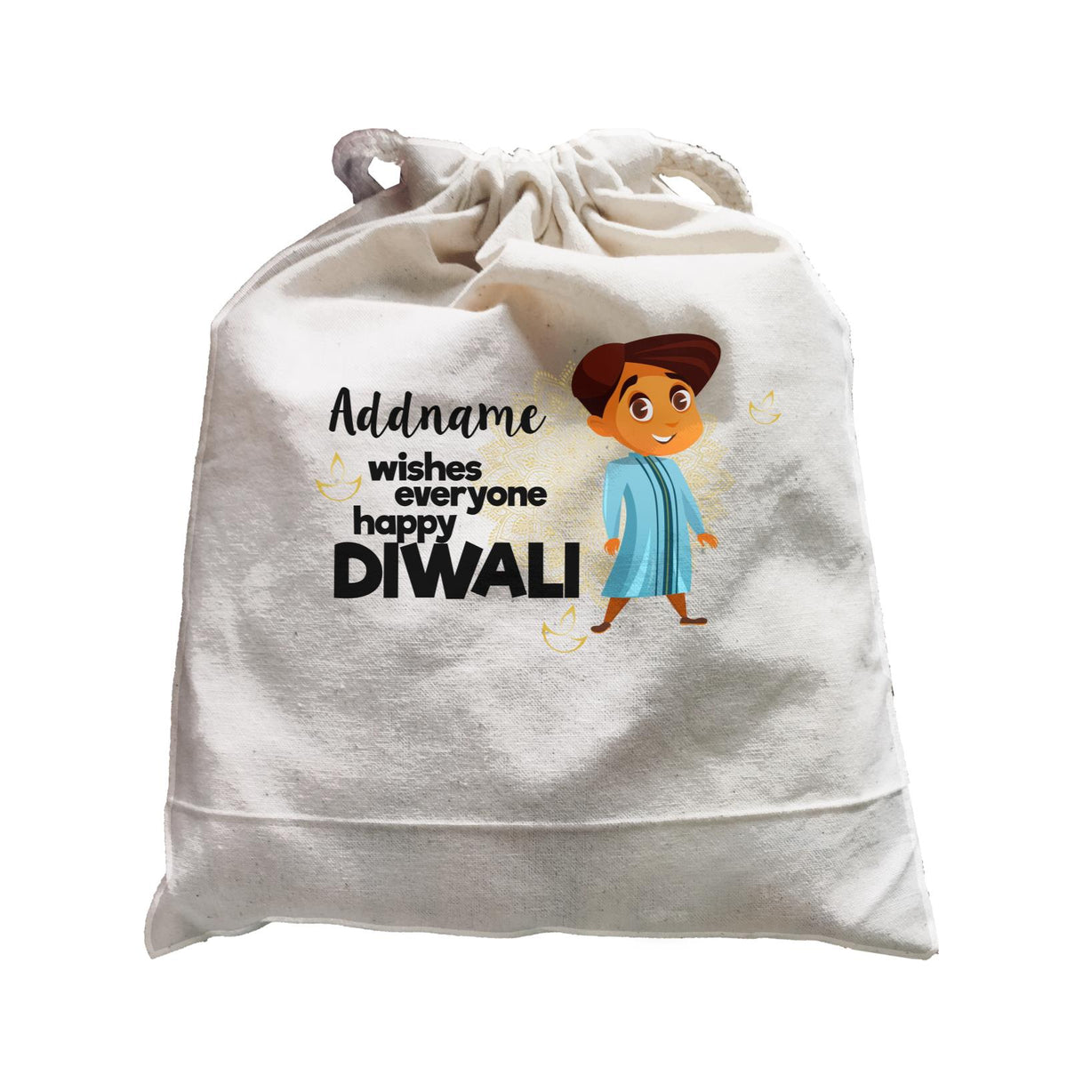 Cute Boy Wishes Everyone Happy Diwali Addname Satchel