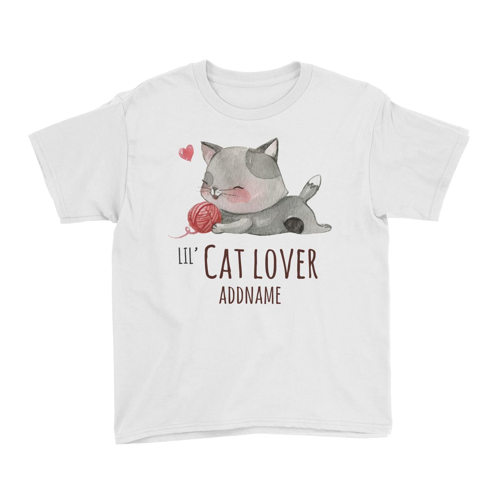 Lil Cat Lover White Kid's T-Shirt