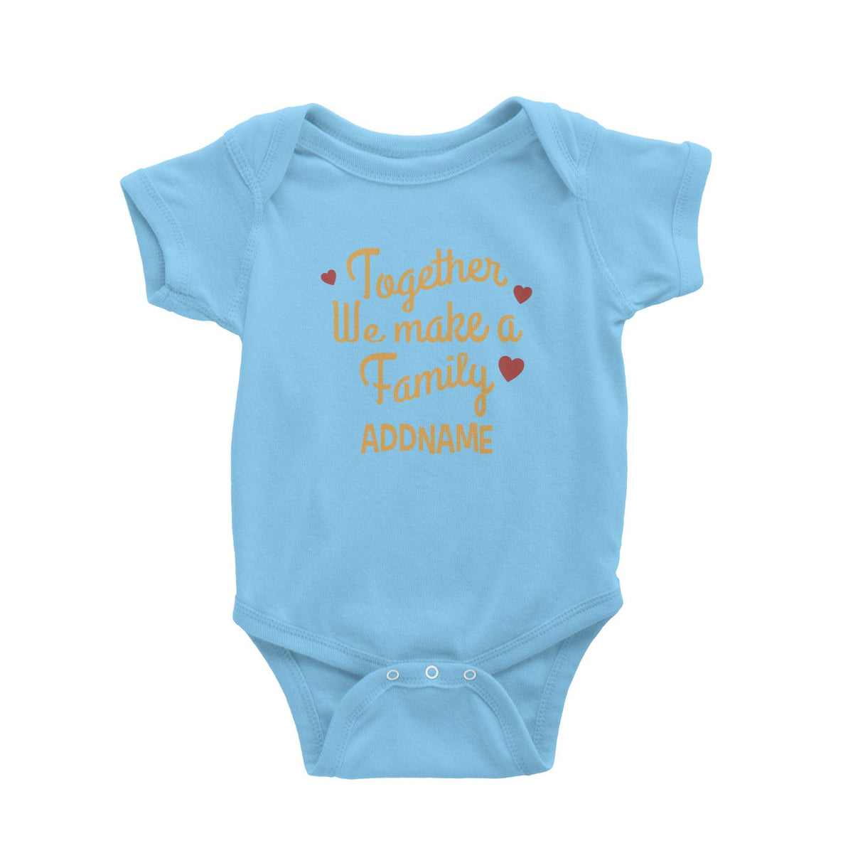Christmas Series Together We Make A Family Baby Romper