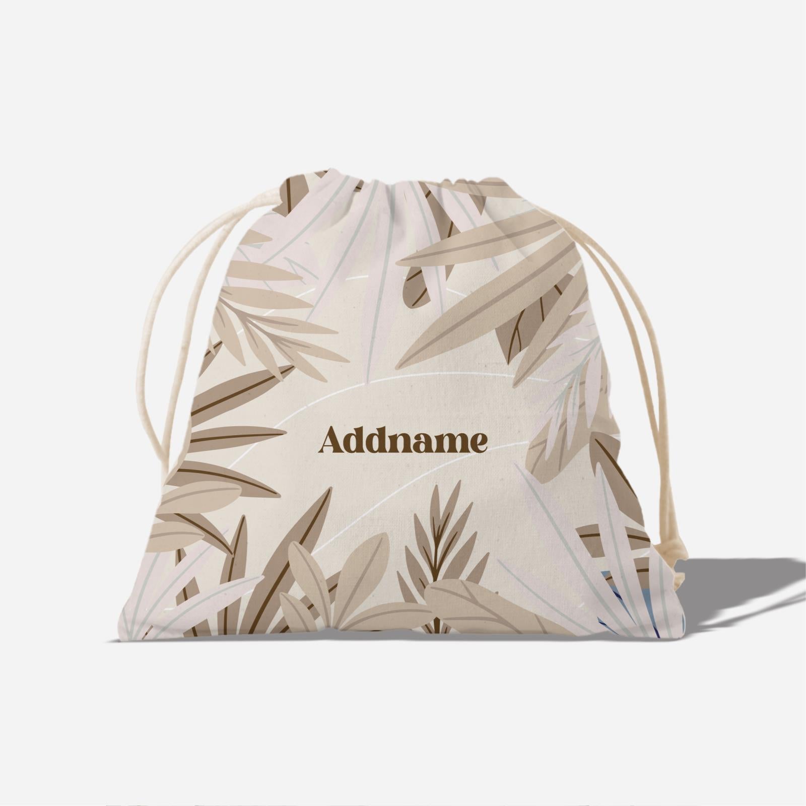 Suasana Series Full Print Satchel - Ash Brown