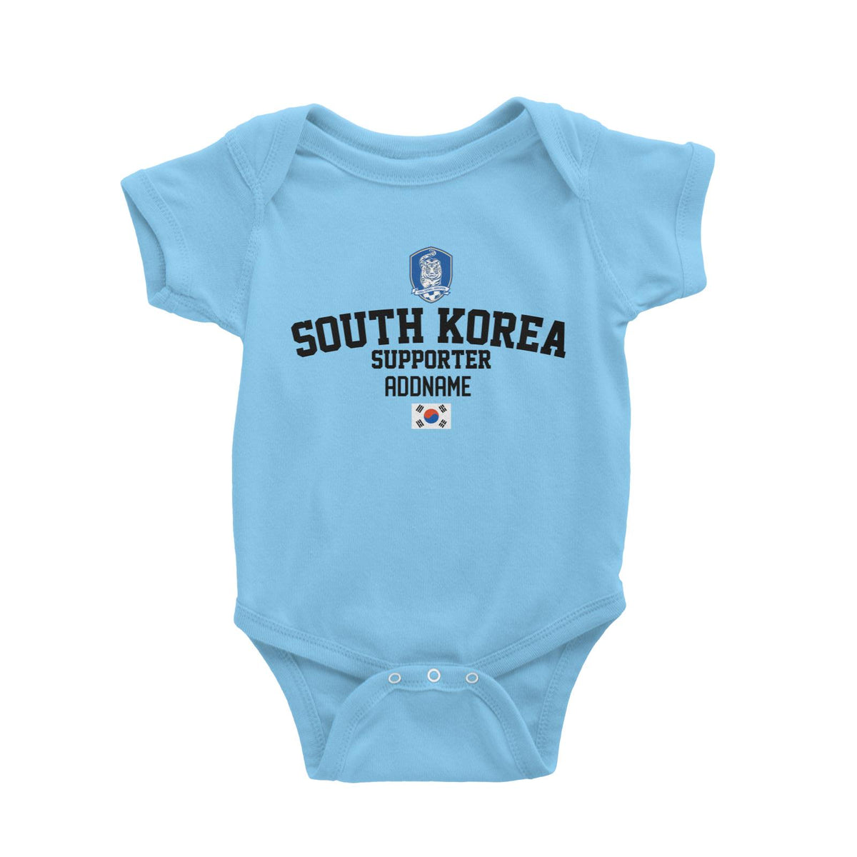 South Korea Supporter World Cup Addname Baby Romper