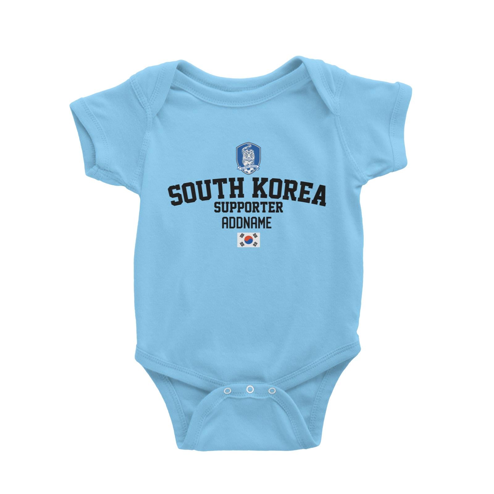 South Korea Supporter World Cup Addname Baby Romper