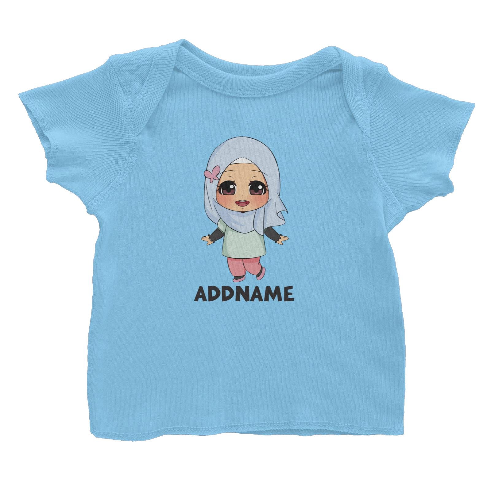 Children's Day Gift Series Little Malay Girl Addname Baby T-Shirt