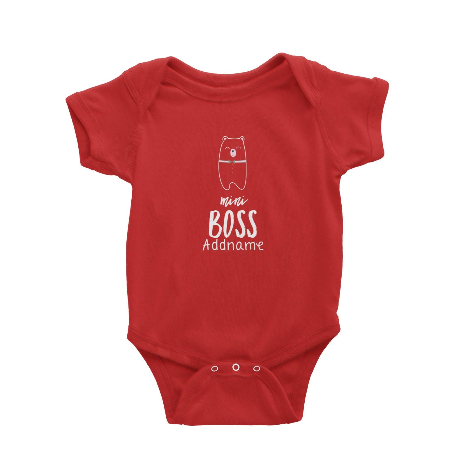 Cute Animals and Friends Series 2 Bear Mini Boss Addname Baby Romper