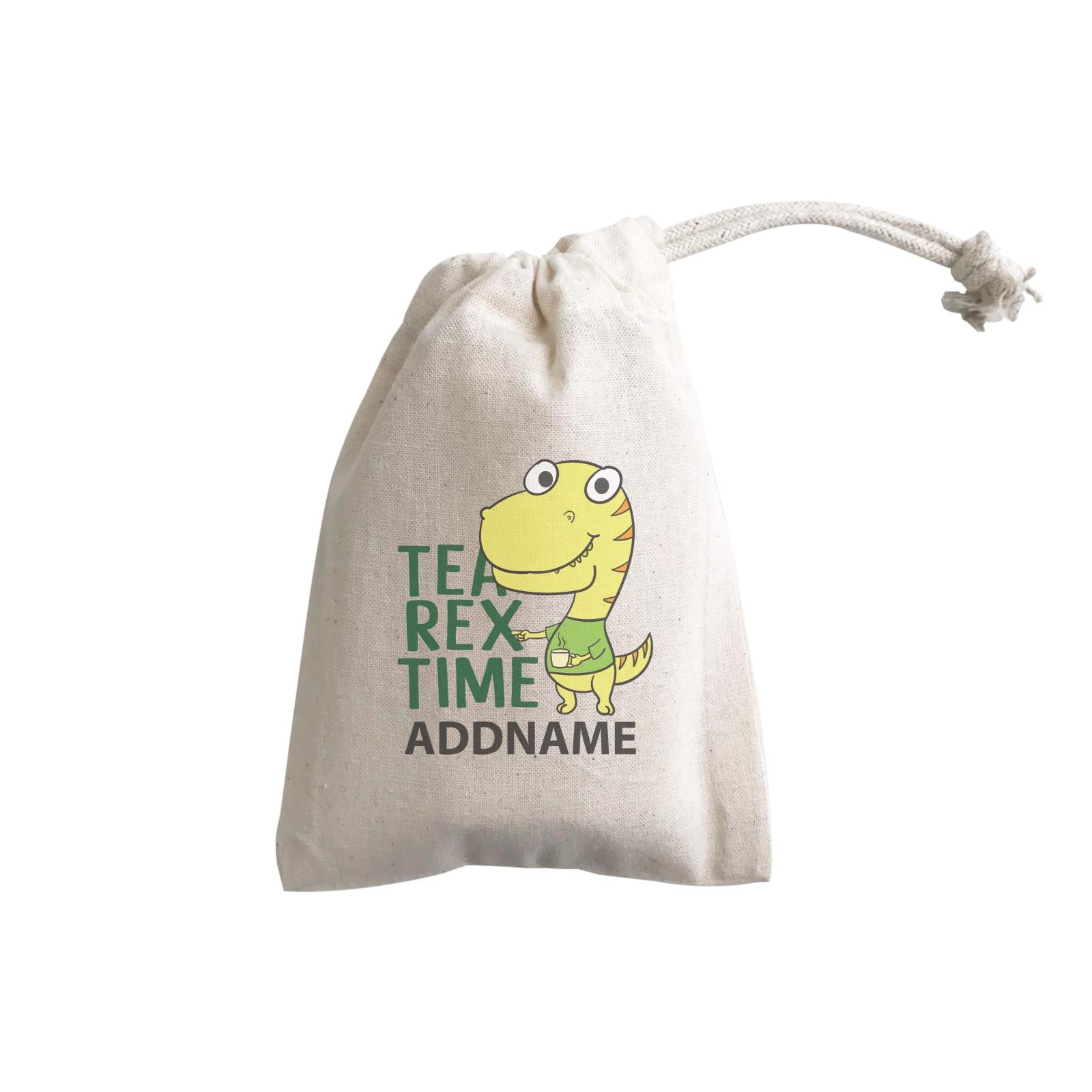 Cool Cute Dinosaur Tea Rex Time Addname GP Gift Pouch